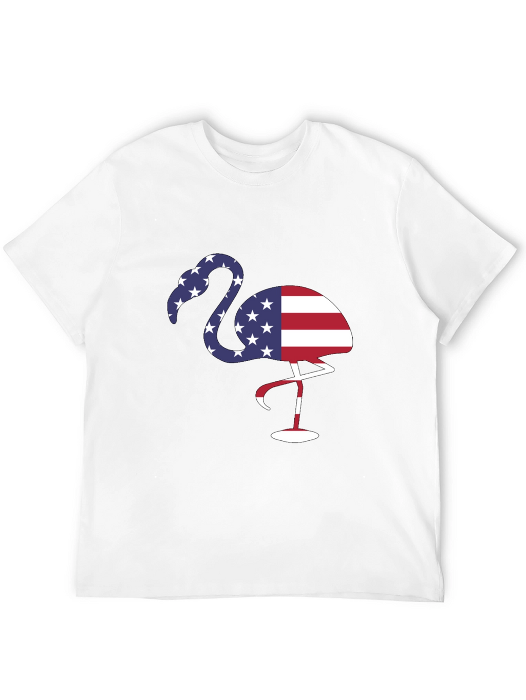 Patriotic Flamingo Graphic Tee