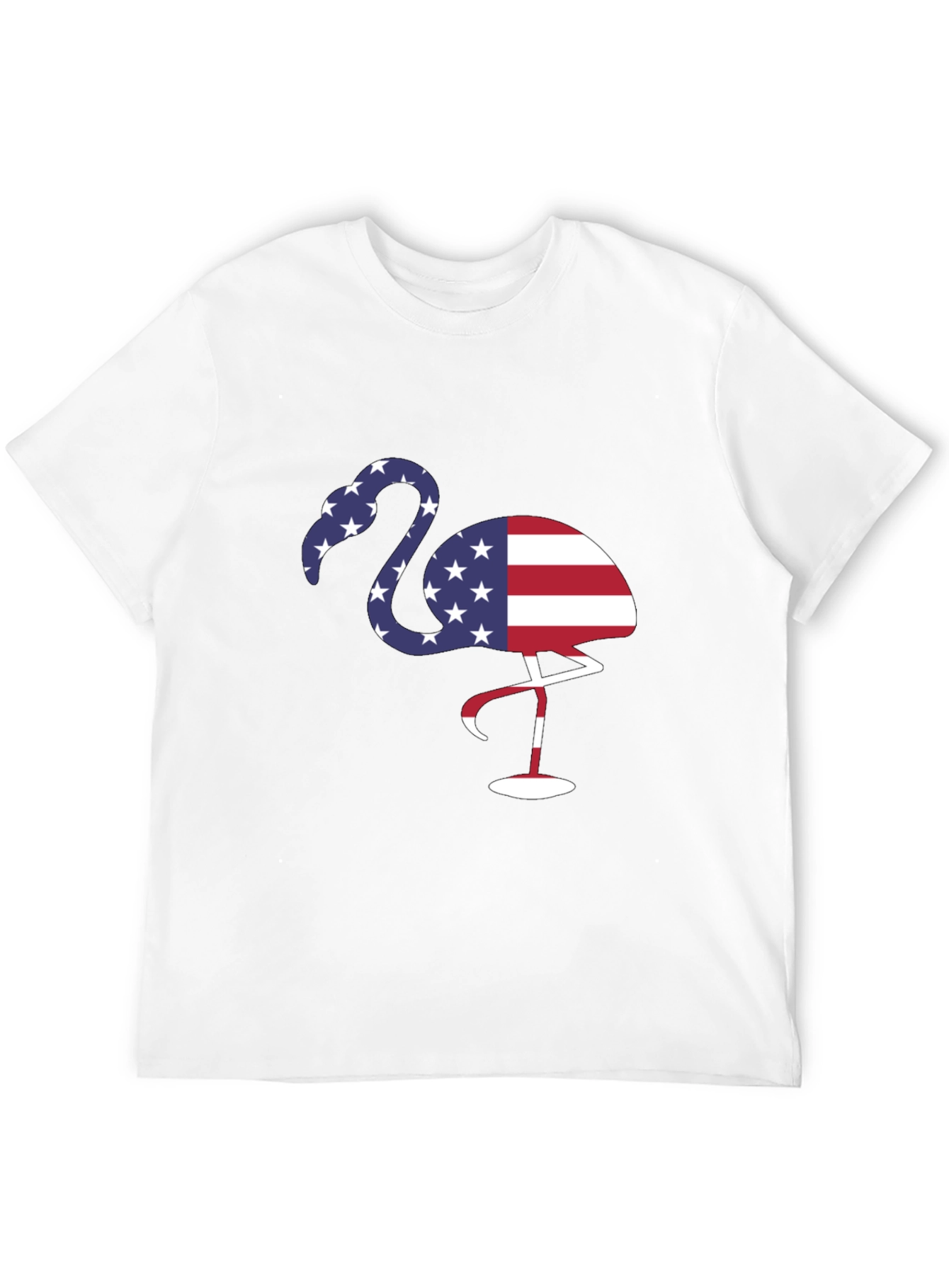 Patriotic Flamingo Graphic Tee