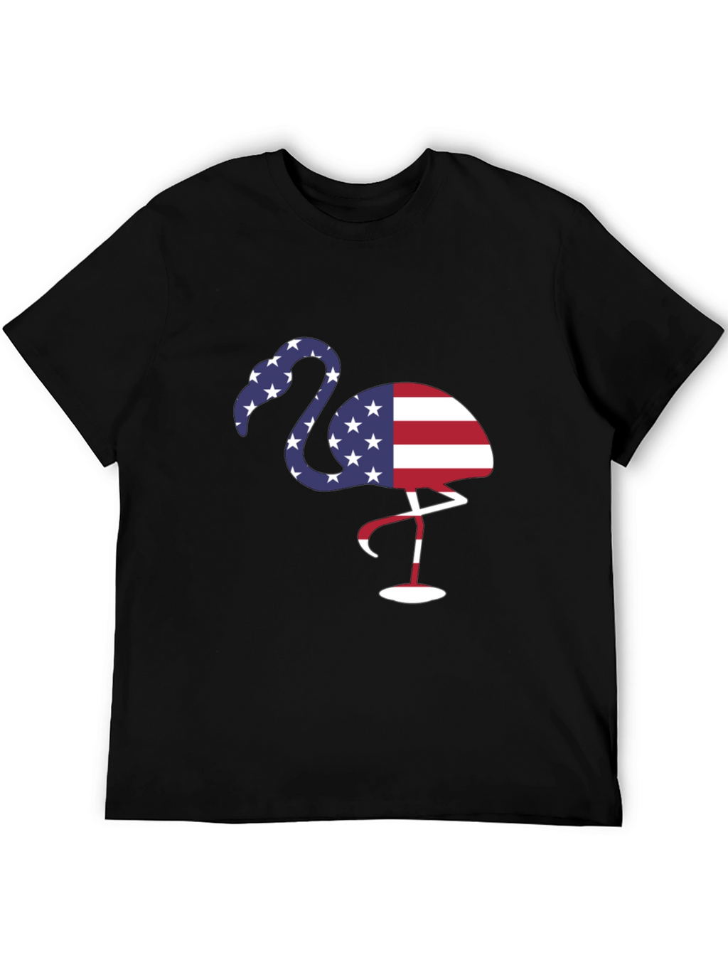 Patriotic Flamingo Graphic Tee