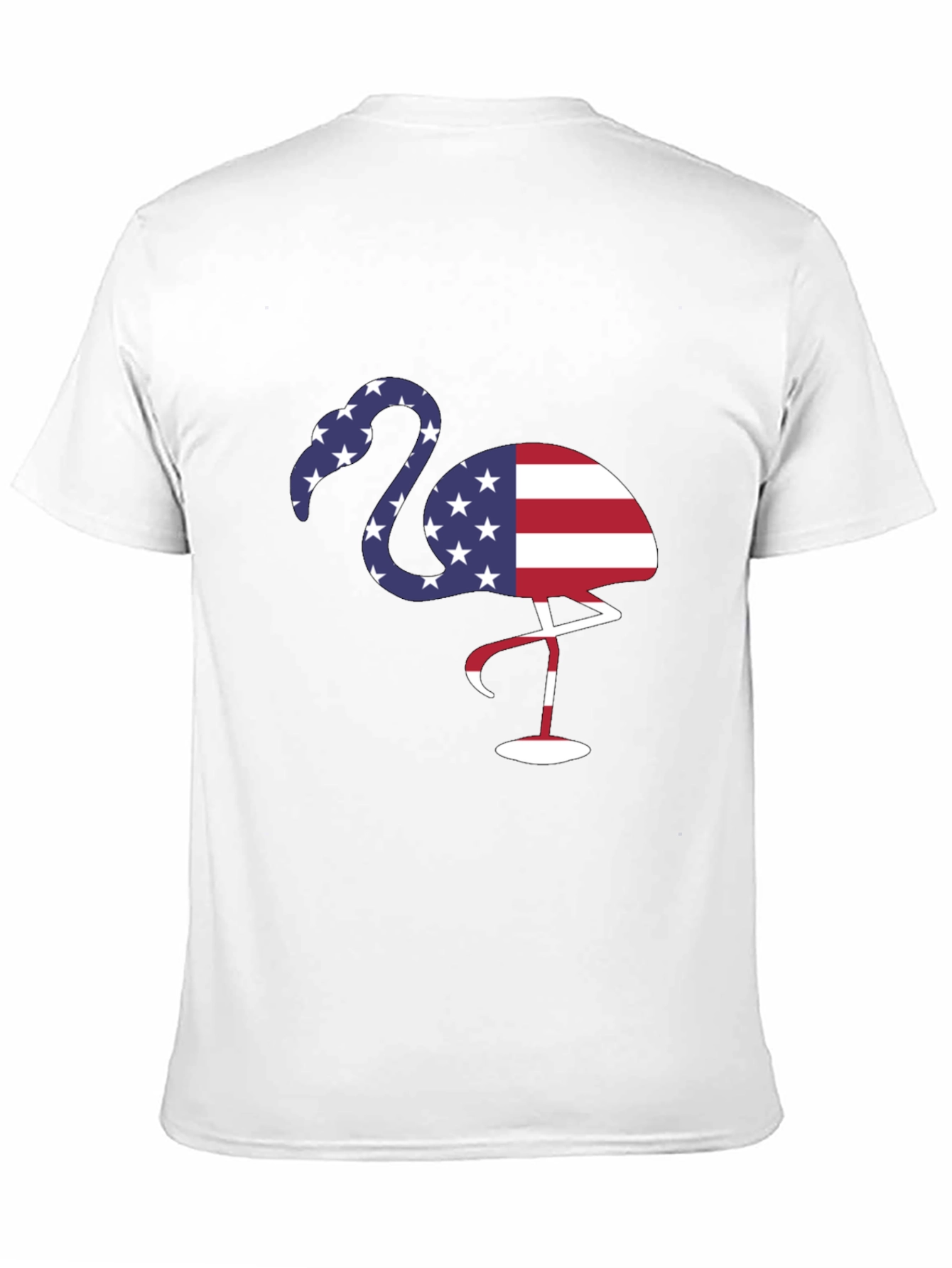 Patriotic Flamingo Graphic Tee