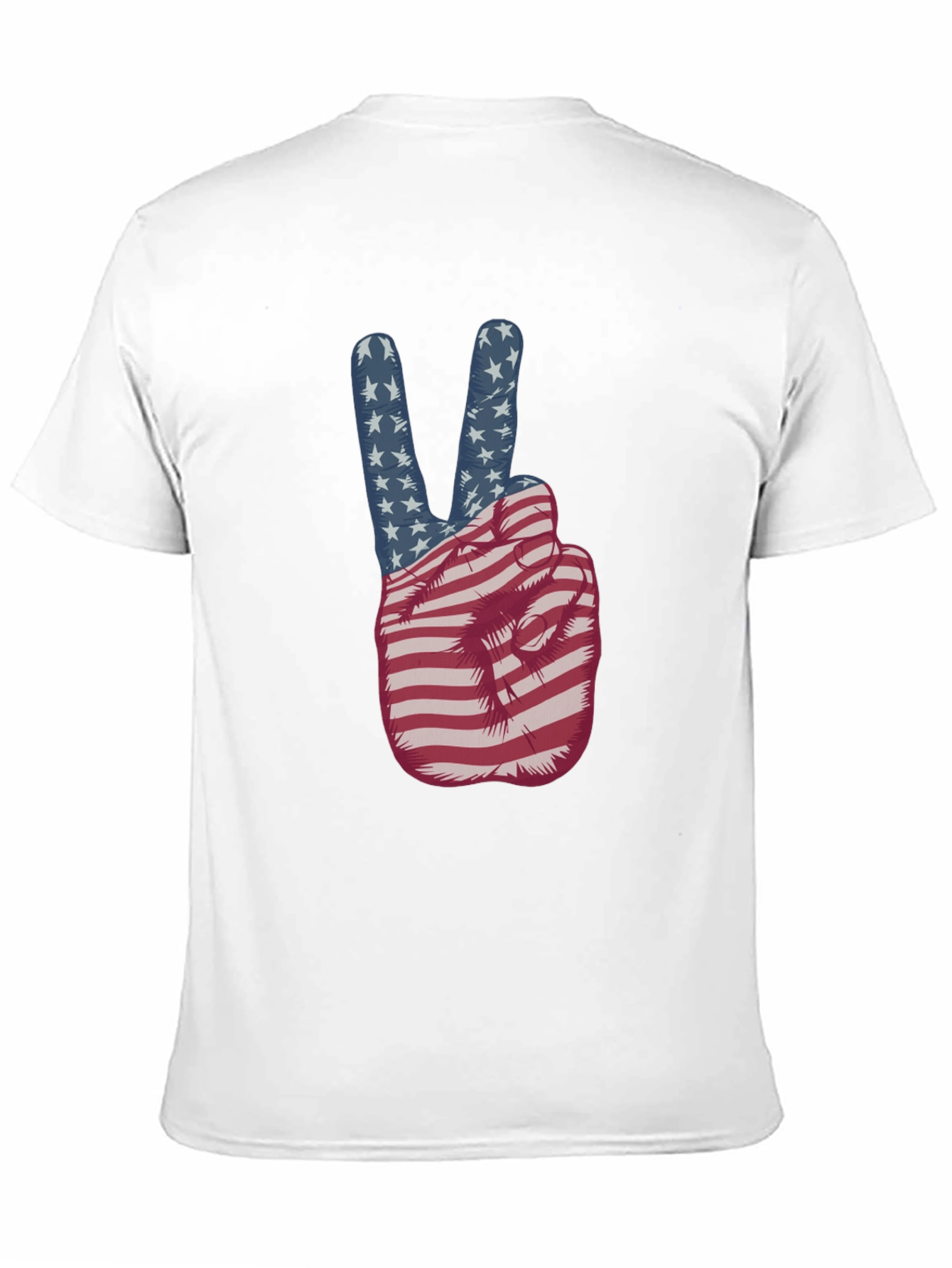 American Flag Peace Sign T-Shirt