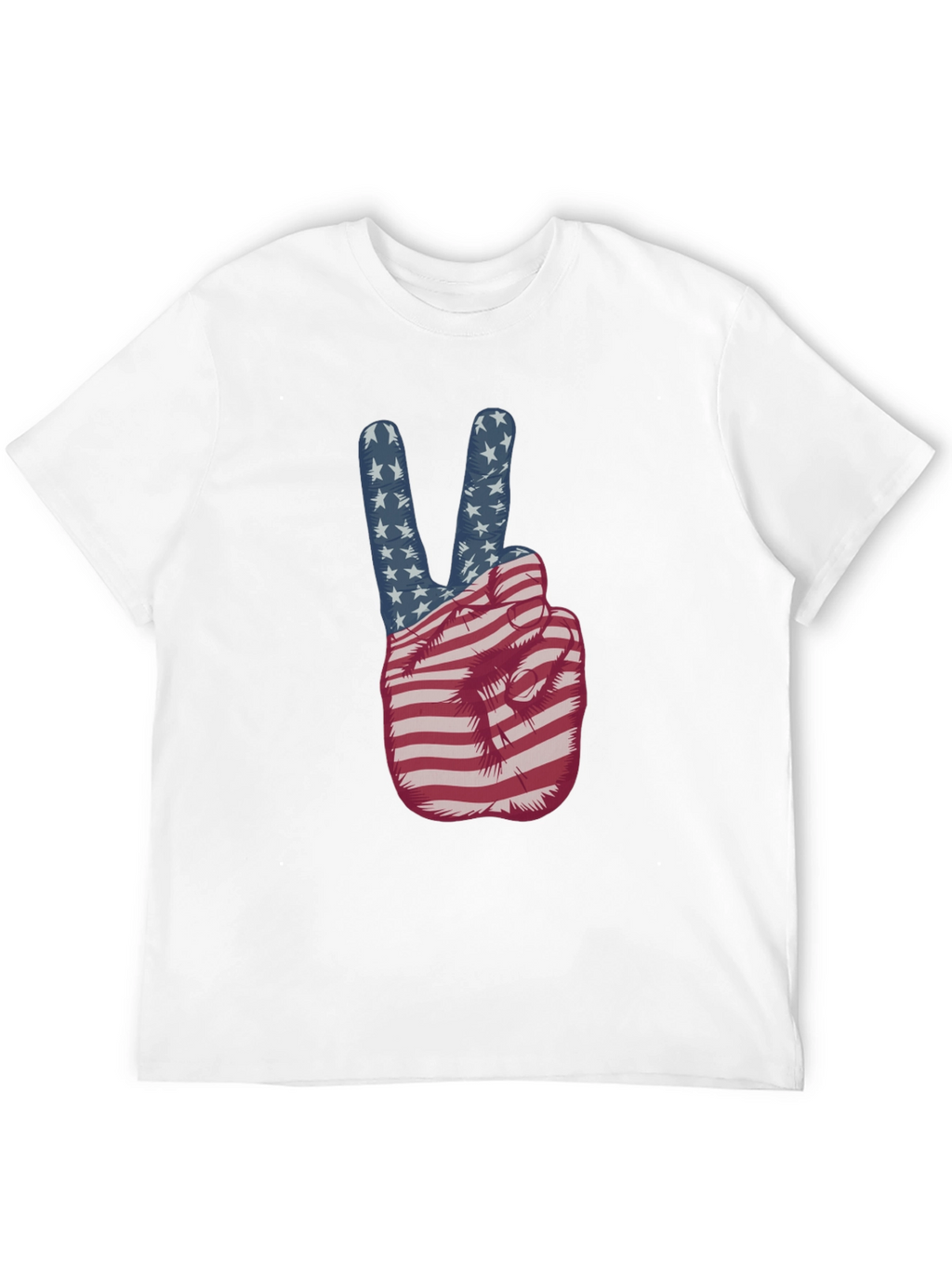 American Flag Peace Sign T-Shirt
