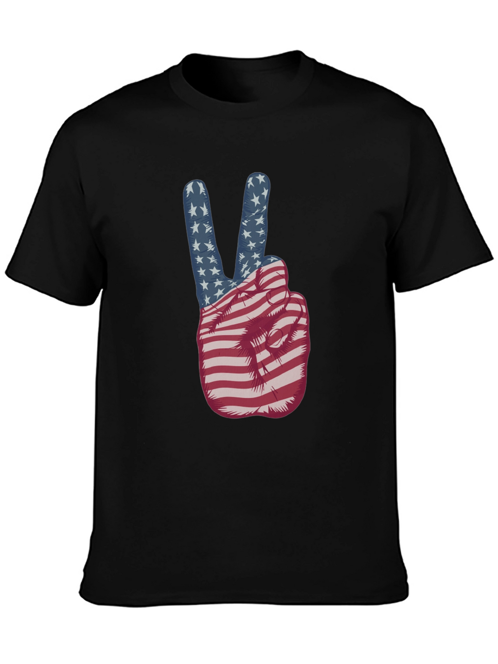 American Flag Peace Sign T-Shirt