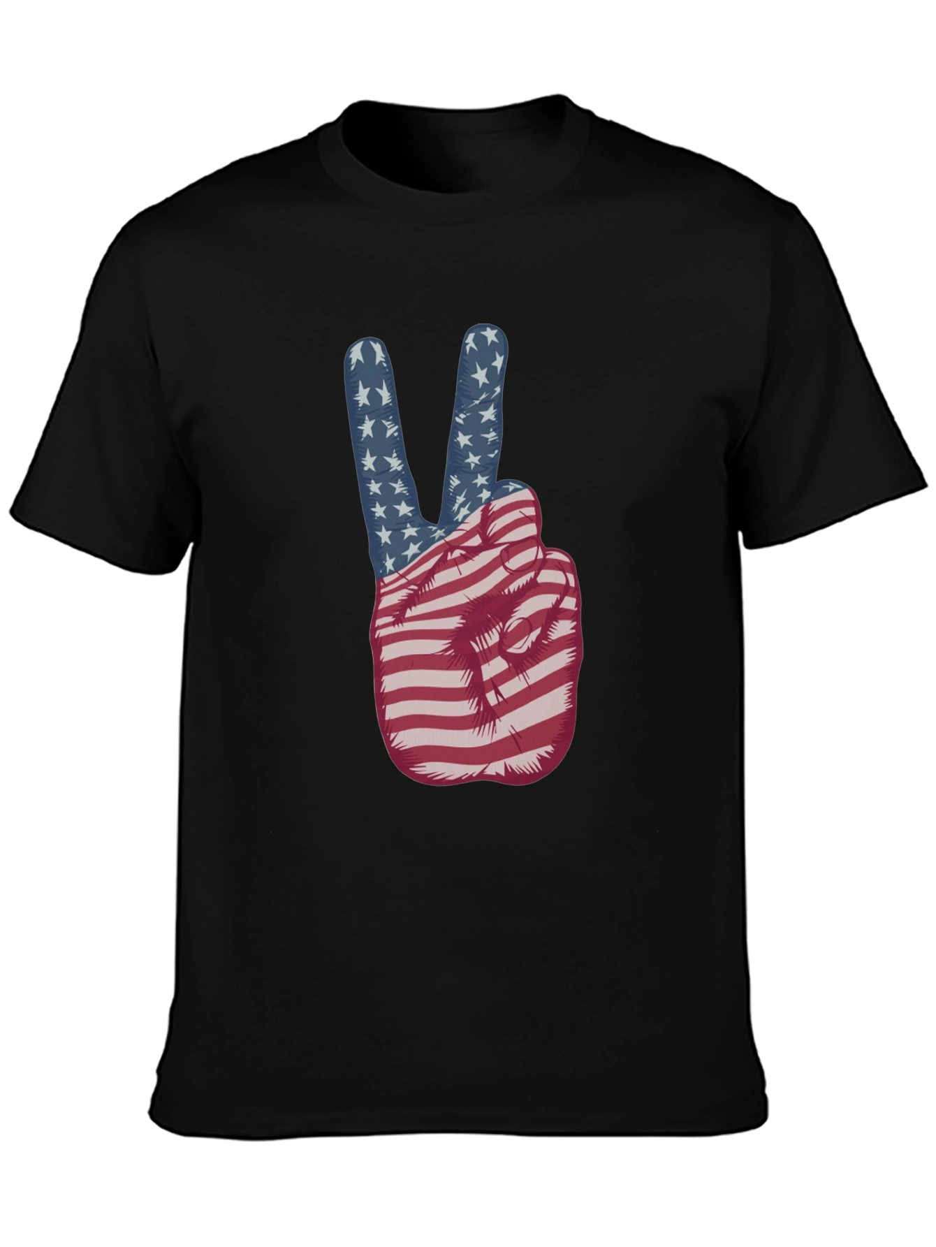 American Flag Peace Sign T-Shirt