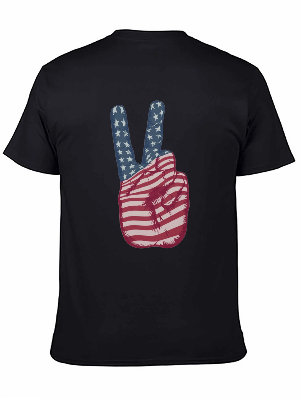 American Flag Peace Sign T-Shirt