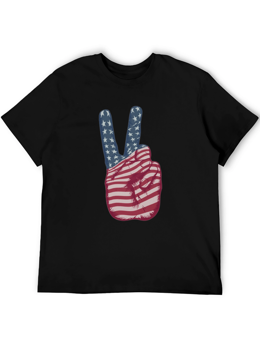 American Flag Peace Sign T-Shirt