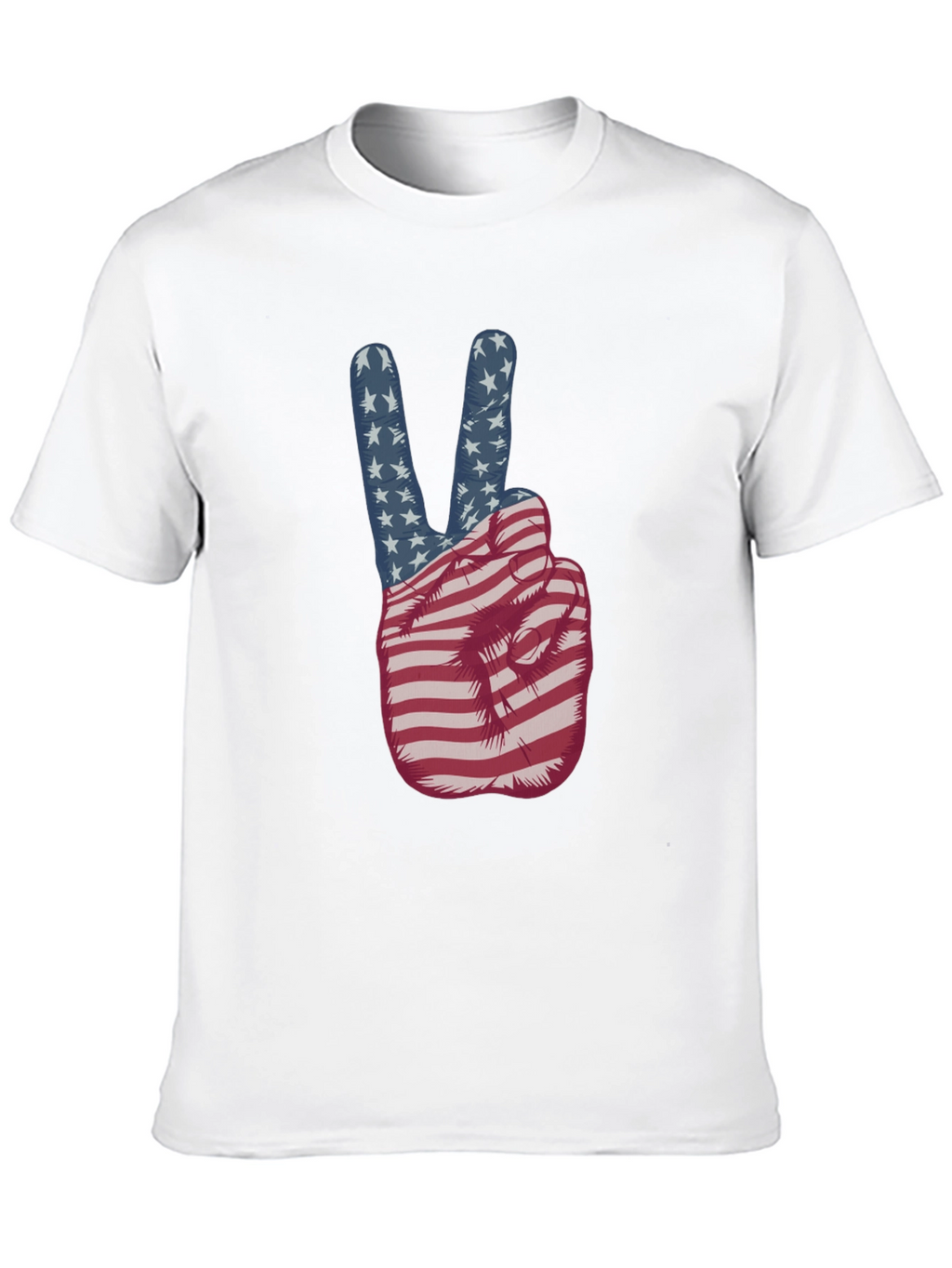 American Flag Peace Sign T-Shirt