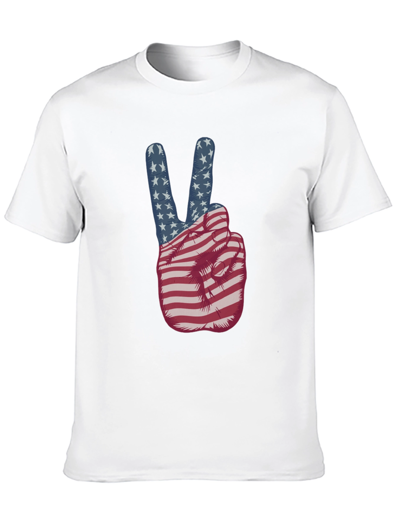 American Flag Peace Sign T-Shirt