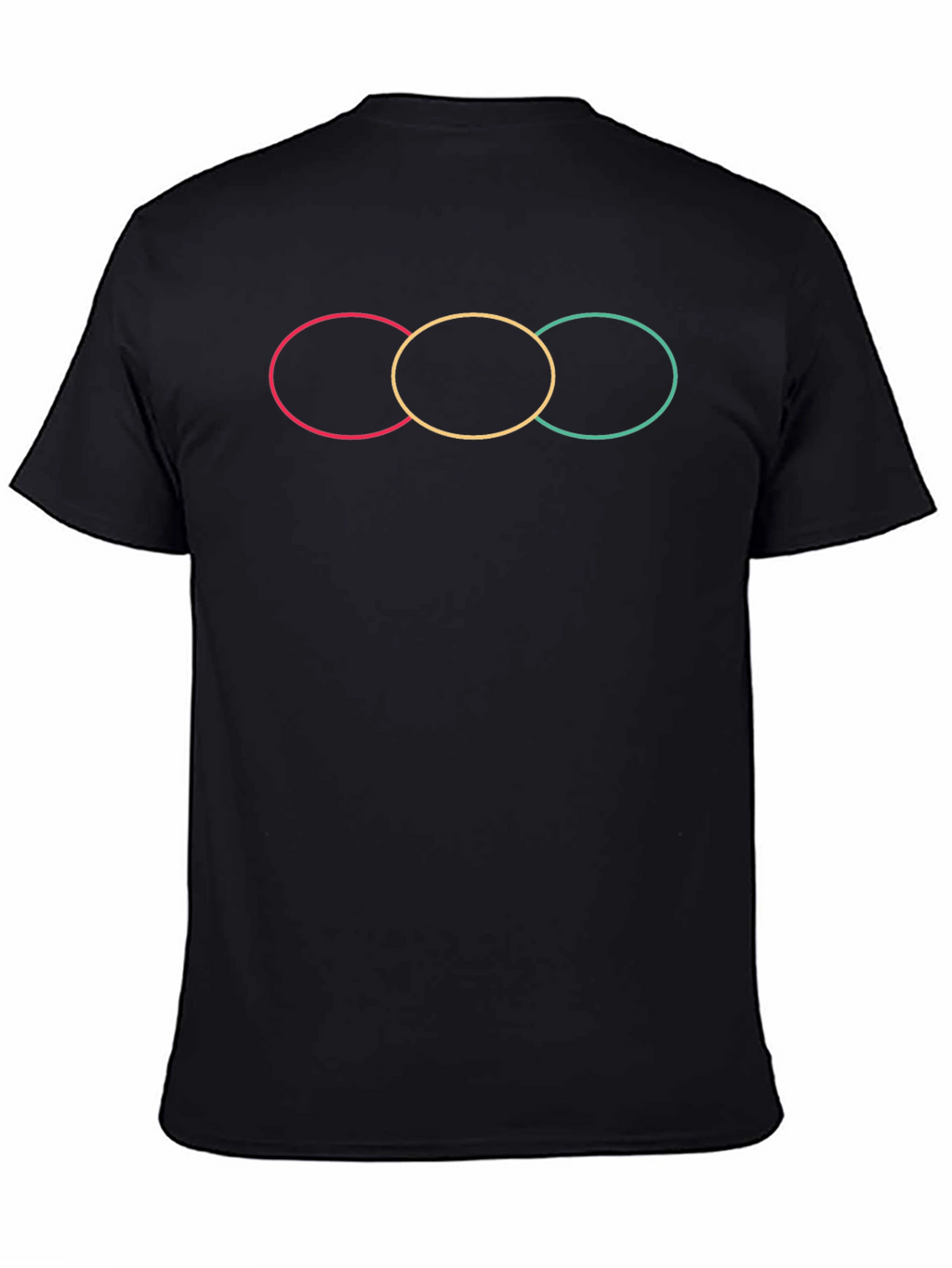 Modern Graphic T-Shirt with Linked Circle Design