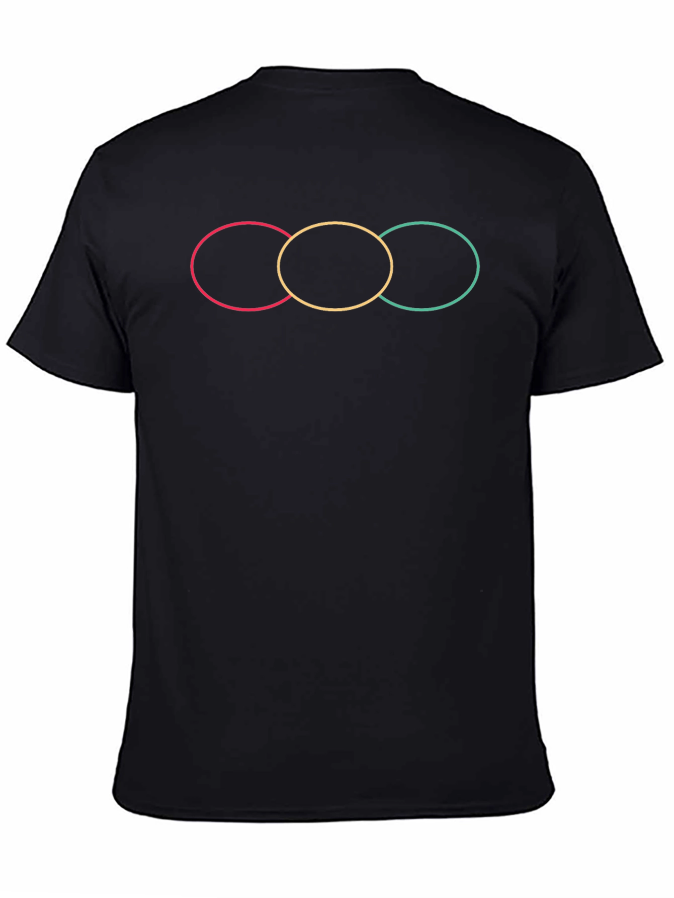 Modern Graphic T-Shirt with Linked Circle Design
