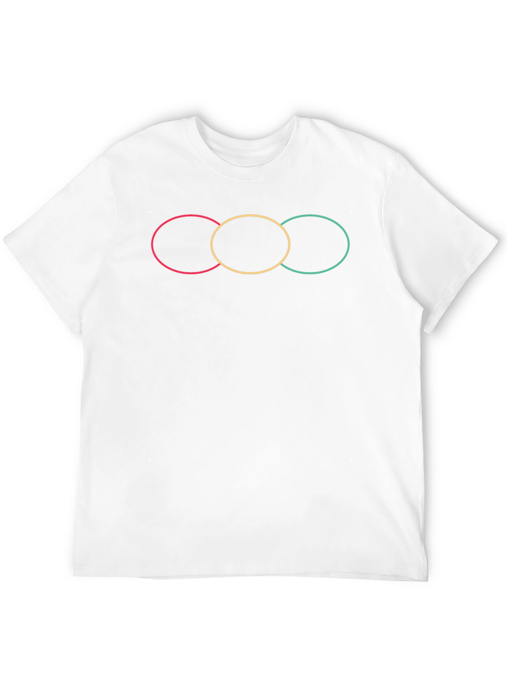 Modern Graphic T-Shirt with Linked Circle Design