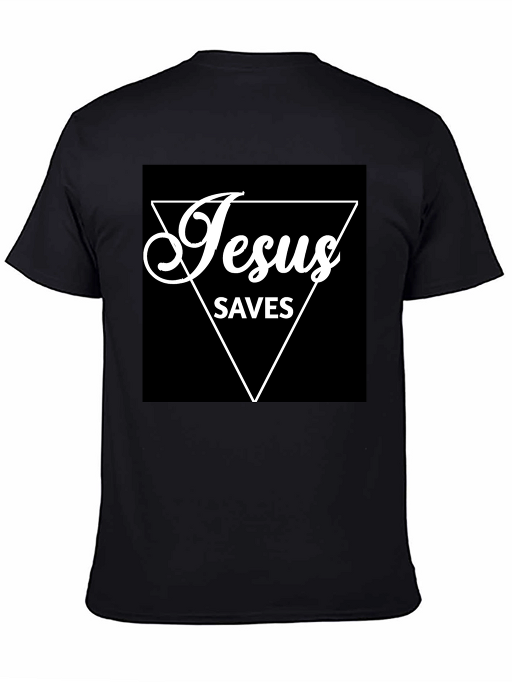 Jesus Saves Graphic T-Shirt - Black