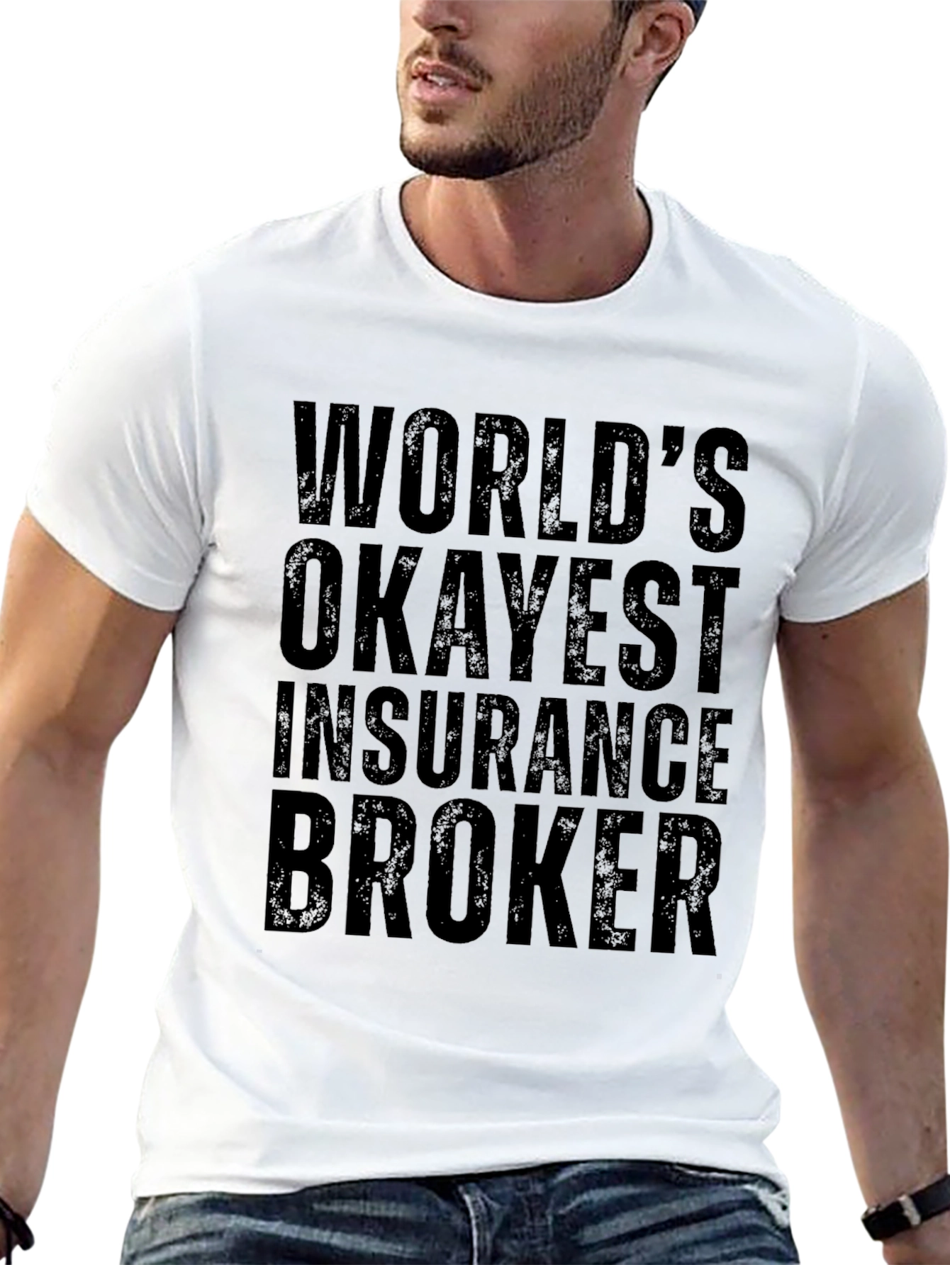 Worlds Okayest Insurance Broker T-Shirt