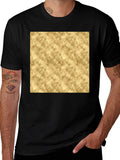 Stylish Gold Pattern Tee