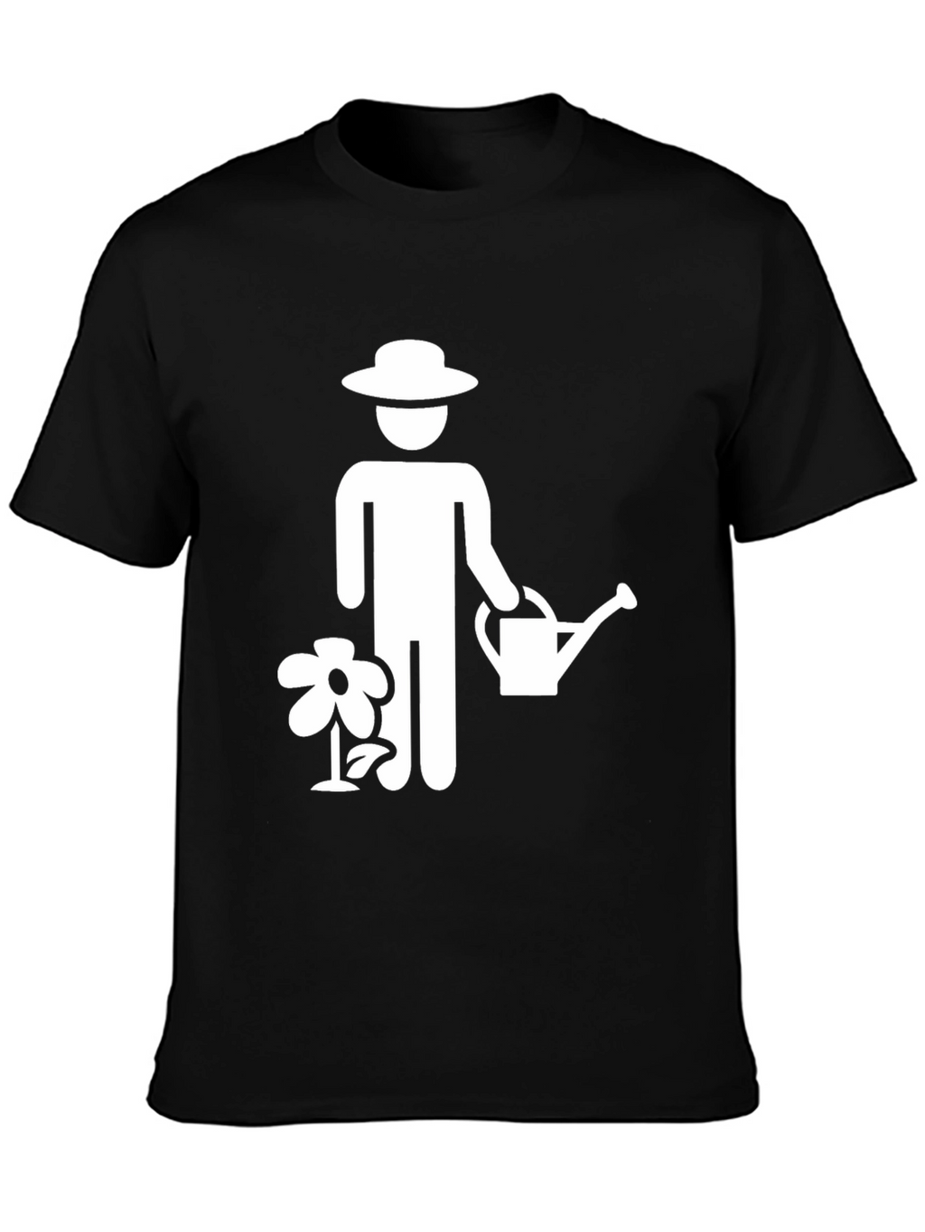 Gardener Graphic Tee - Black Cotton T-Shirt