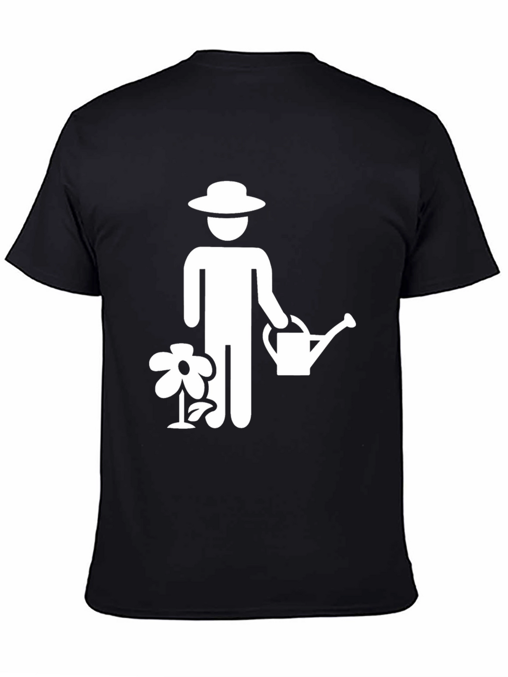 Gardener Graphic Tee - Black Cotton T-Shirt