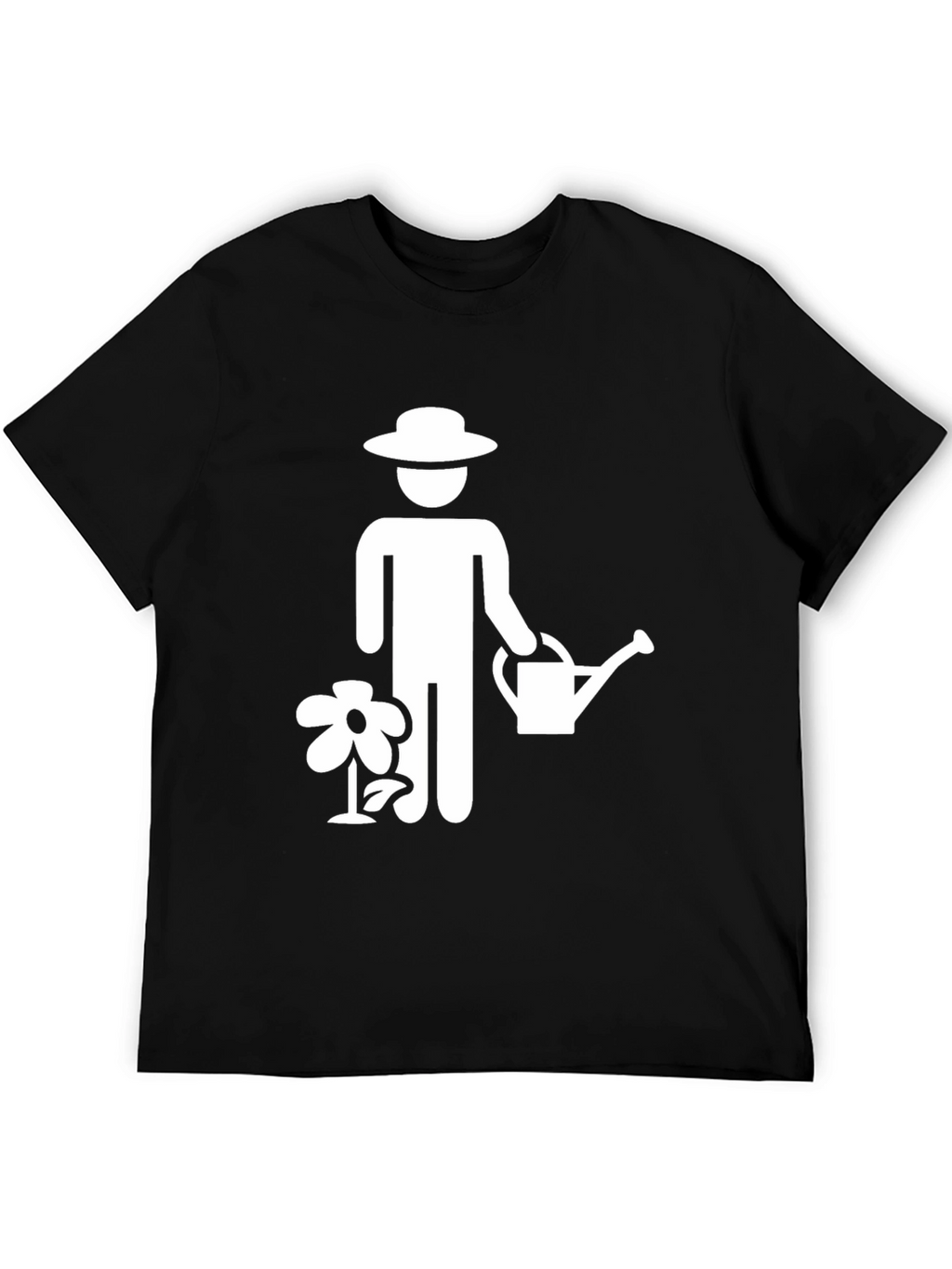 Gardener Graphic Tee - Black Cotton T-Shirt