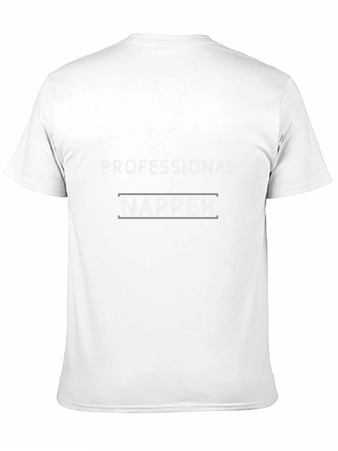 Professional Napper T-Shirt - Black Cotton Tee