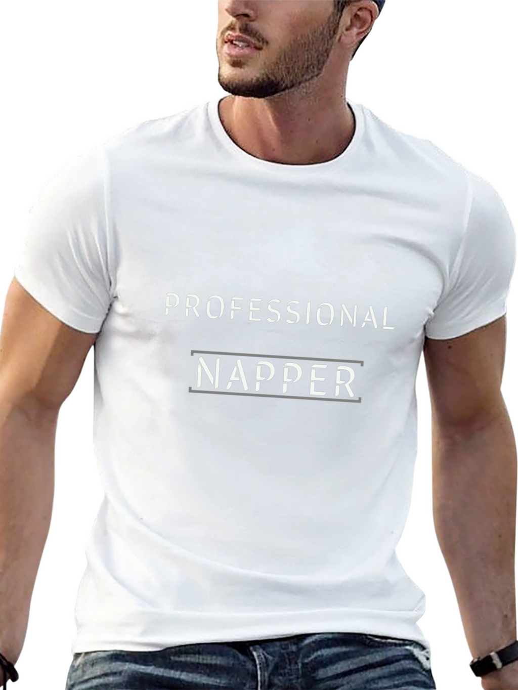 Professional Napper T-Shirt - Black Cotton Tee