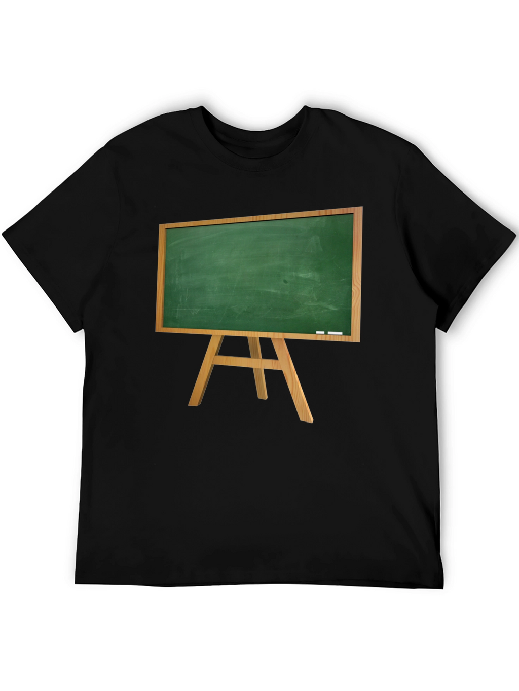 Novelty Chalkboard Graphic Tee - Black