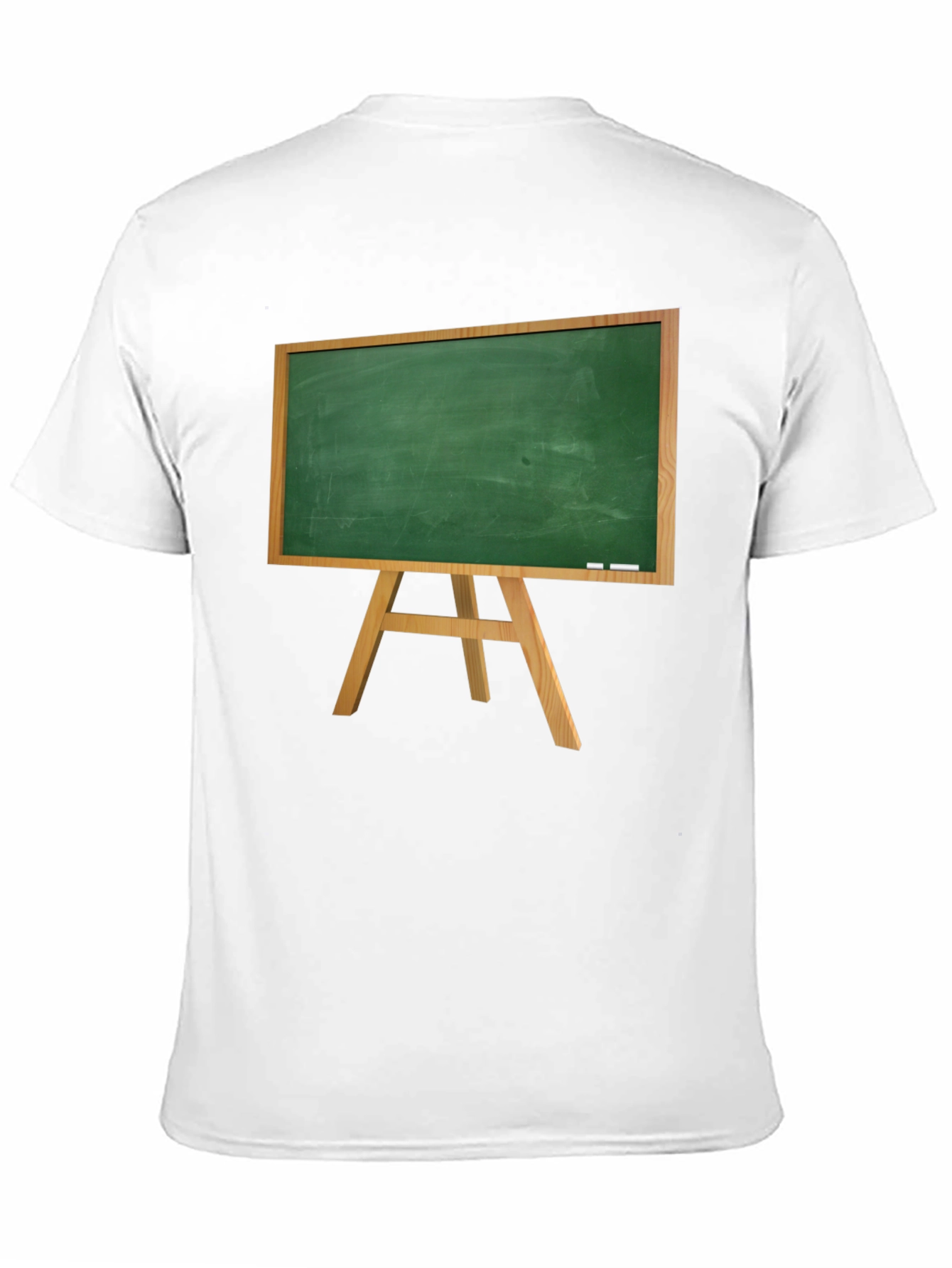 Novelty Chalkboard Graphic Tee - Black
