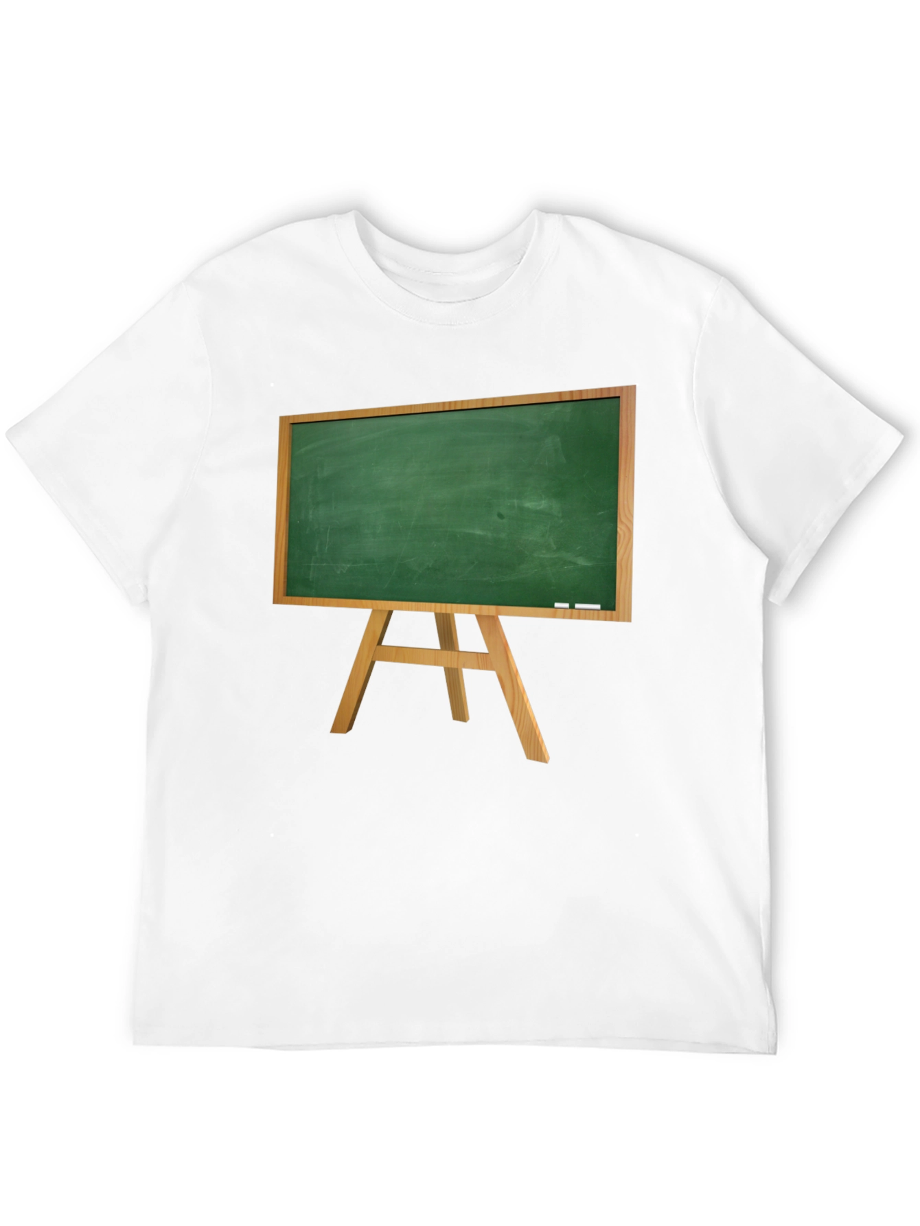 Novelty Chalkboard Graphic Tee - Black