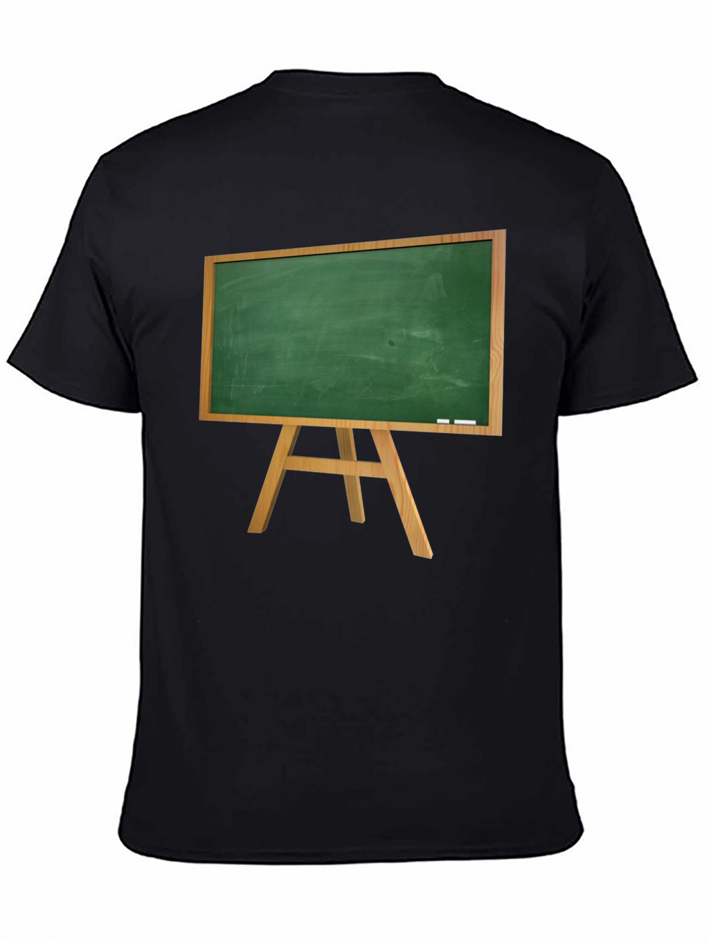 Novelty Chalkboard Graphic Tee - Black