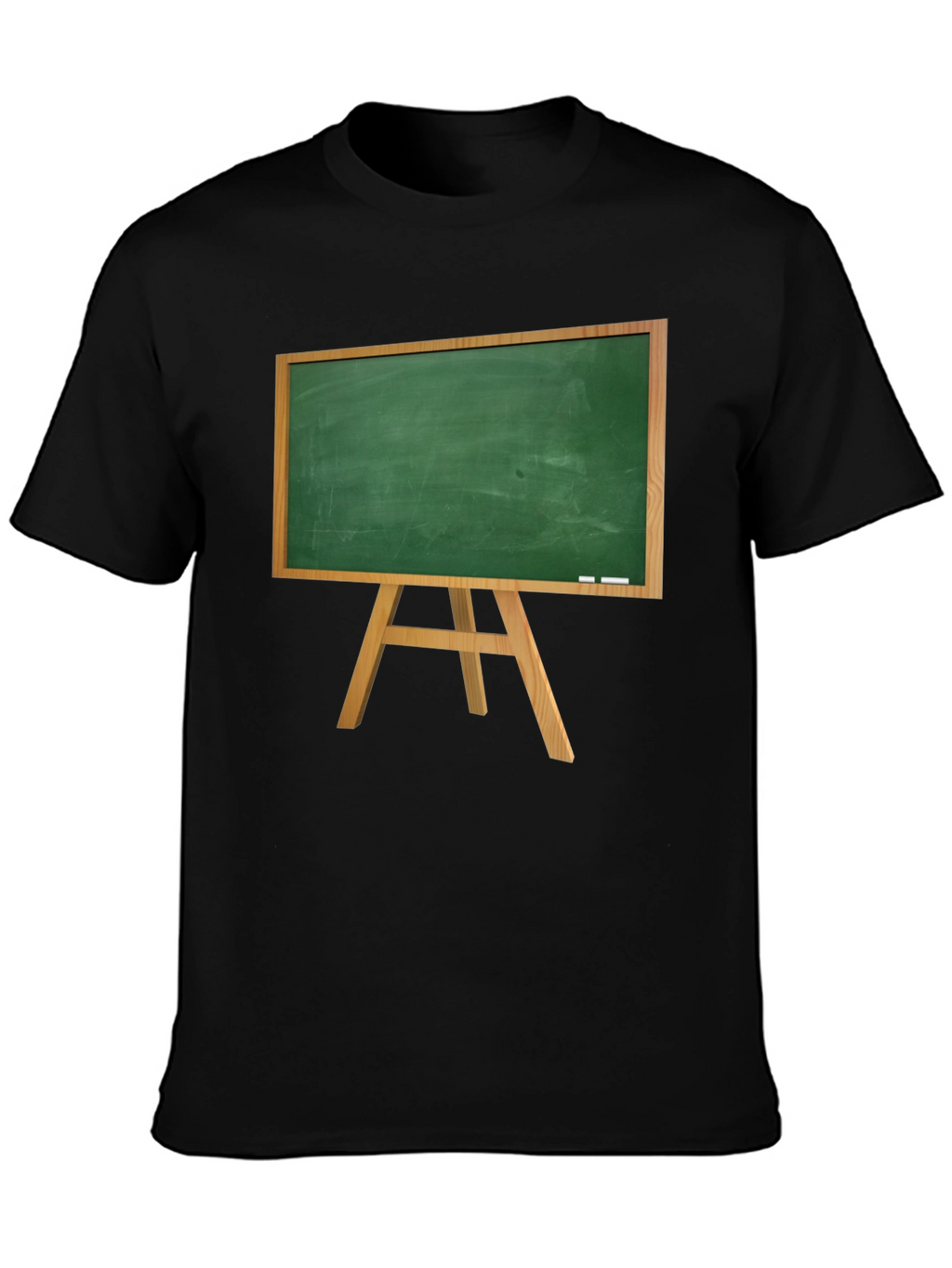 Novelty Chalkboard Graphic Tee - Black