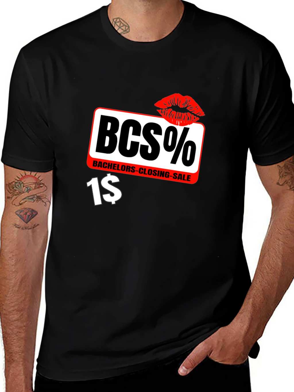 BCS% Bachelor Closing Sale Black T-Shirt