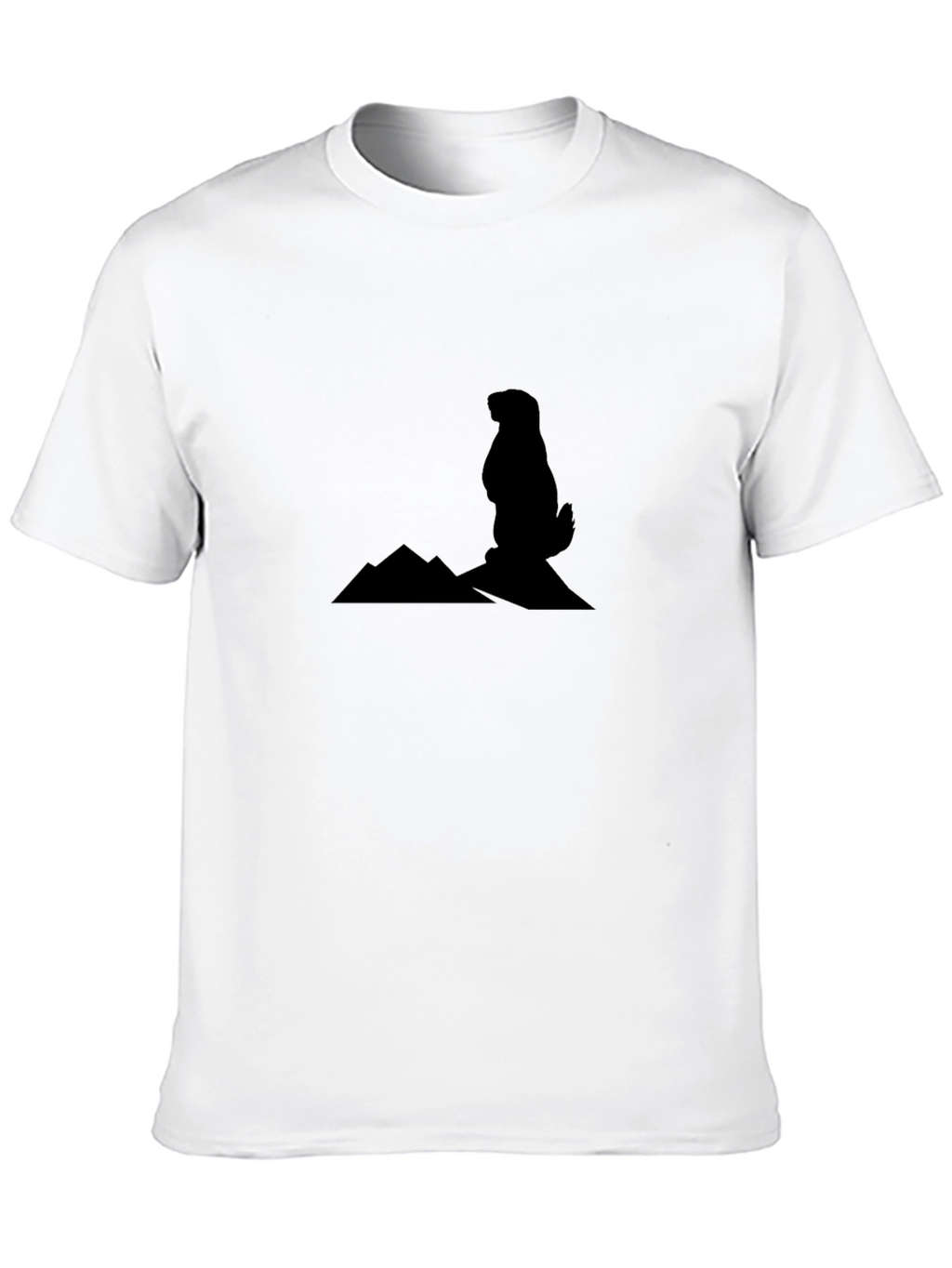 Groundhog Mountain Tee - Mens Black Graphic T-Shirt