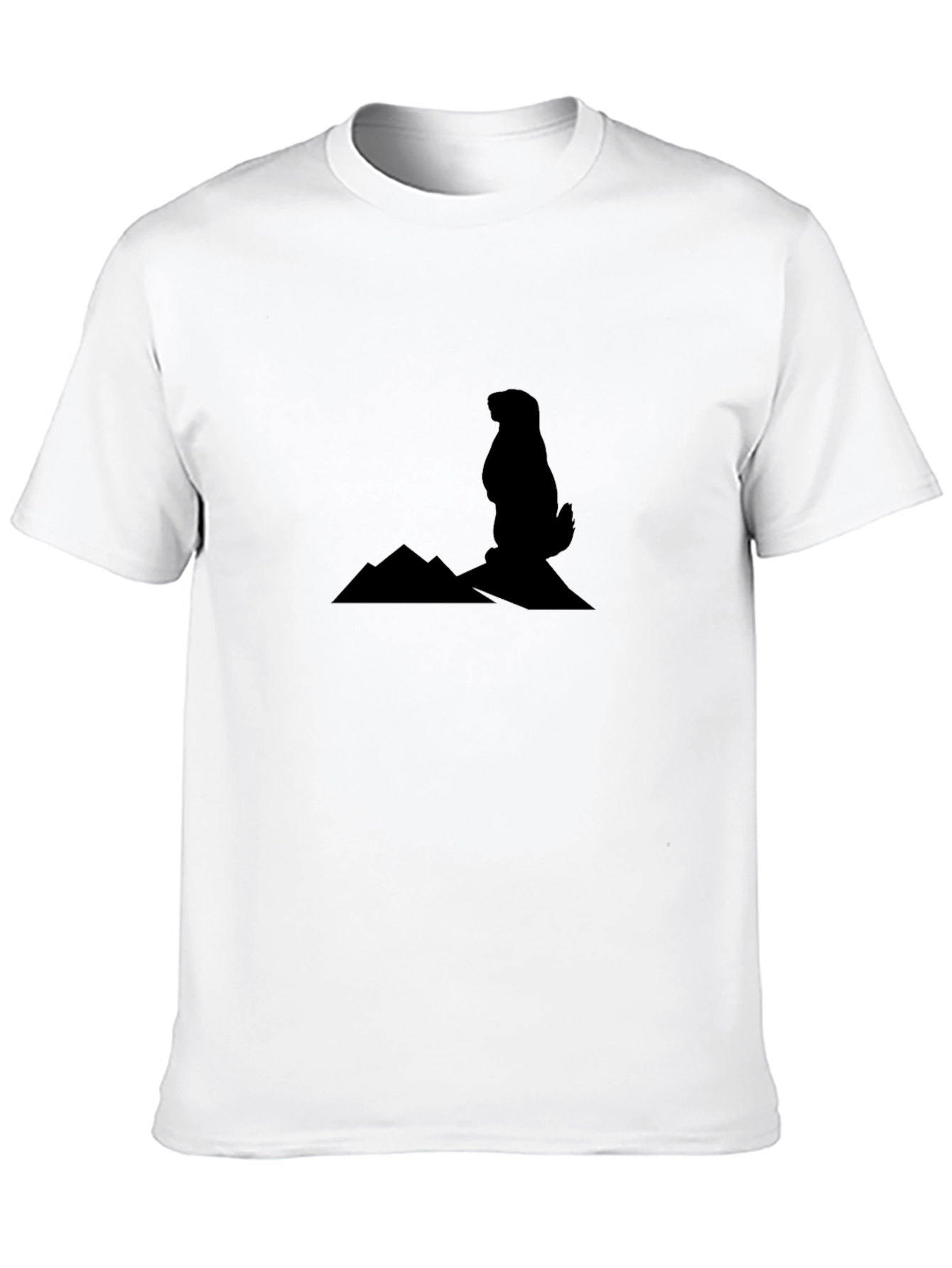 Groundhog Mountain Tee - Mens Black Graphic T-Shirt