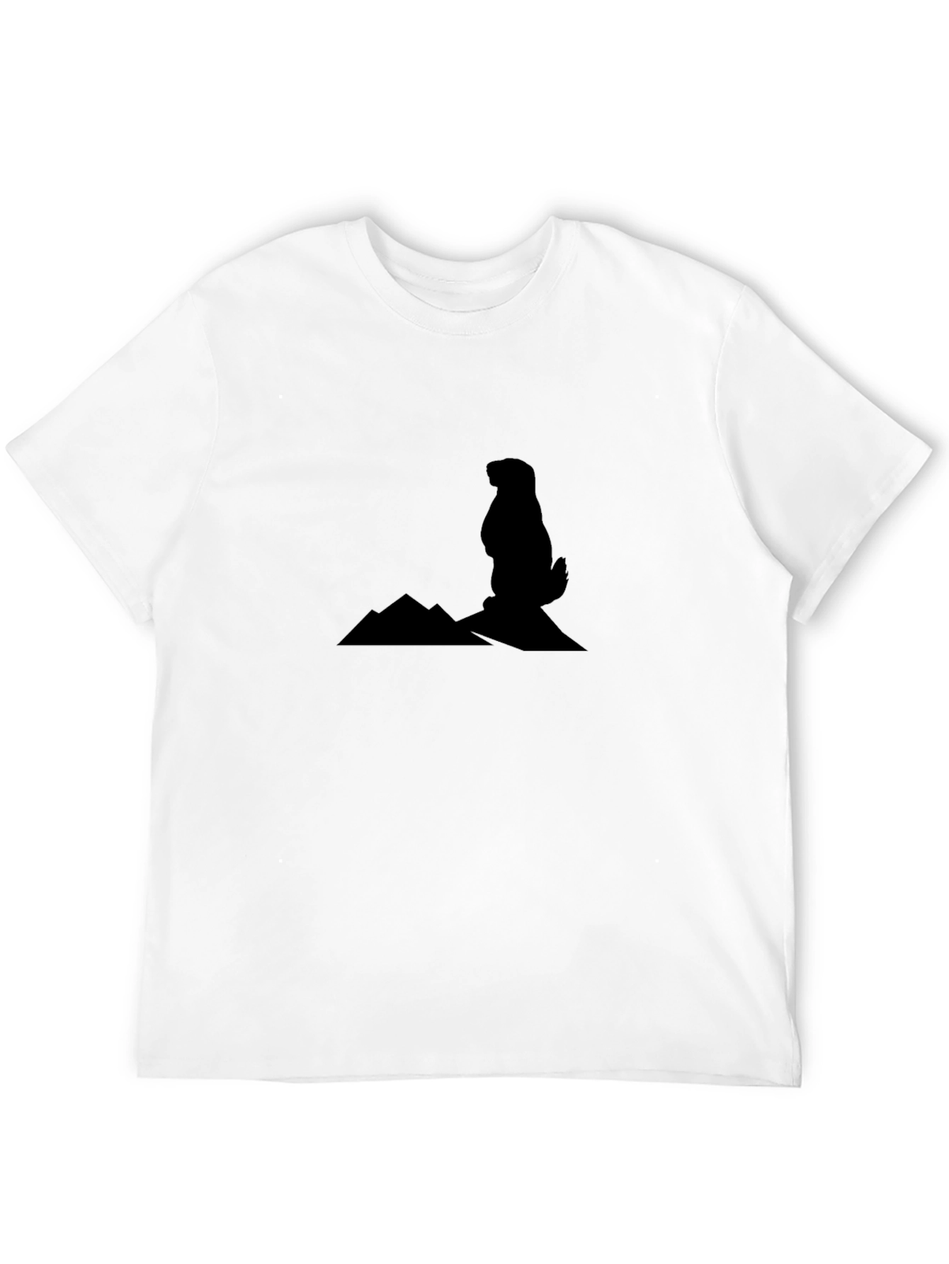 Groundhog Mountain Tee - Mens Black Graphic T-Shirt