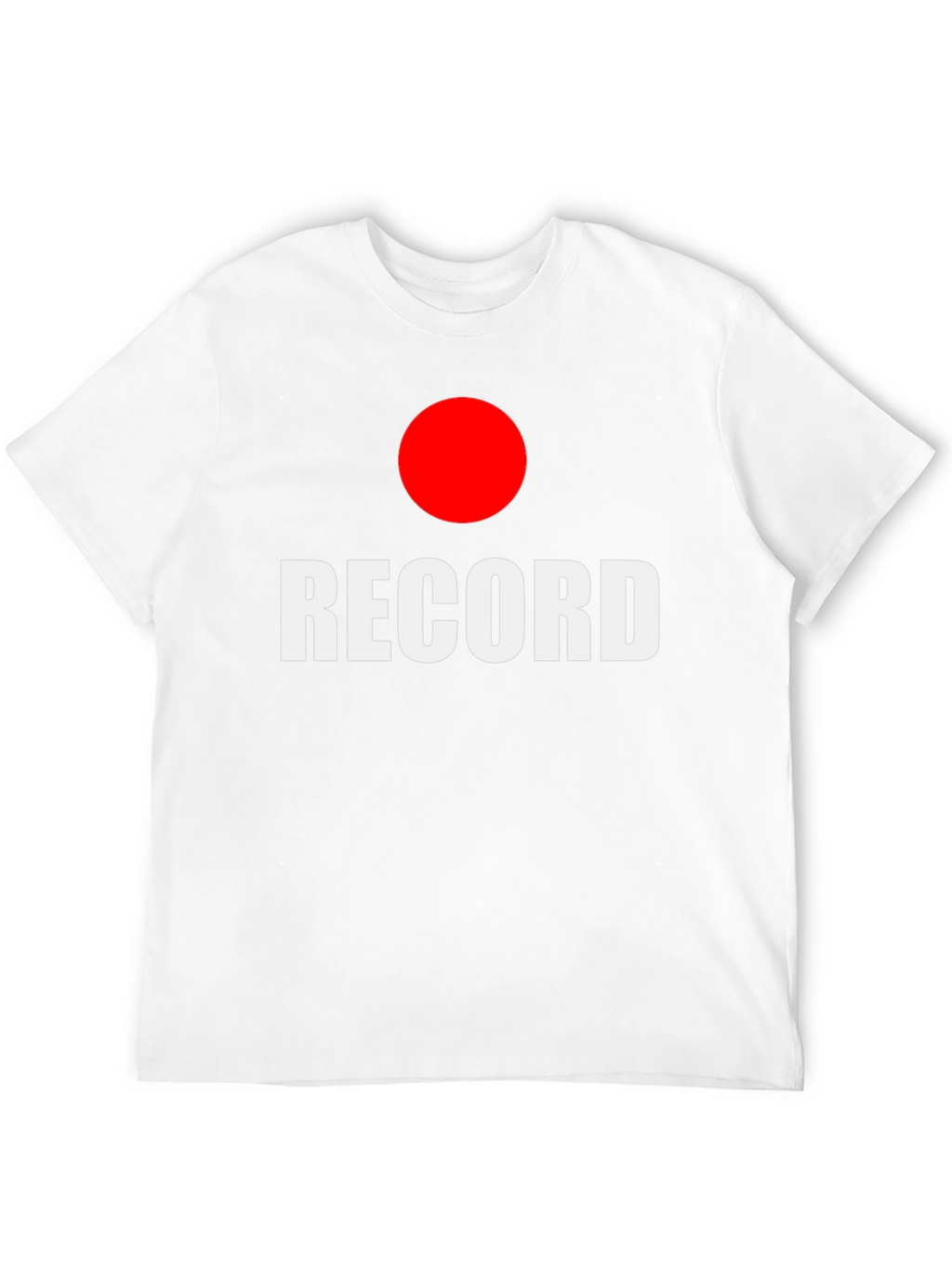 RECORD Graphic Tee -  Black T-Shirt