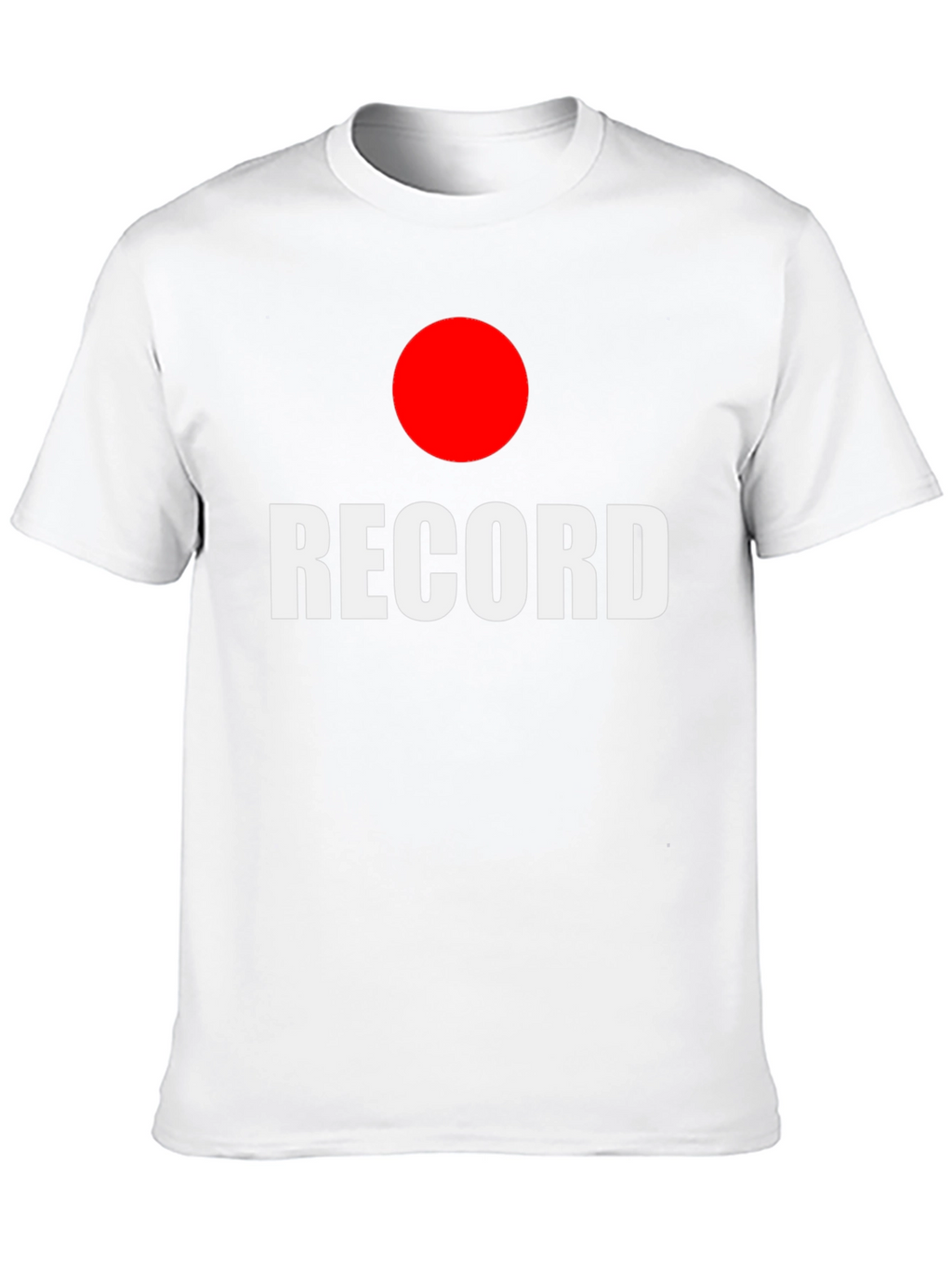 RECORD Graphic Tee -  Black T-Shirt