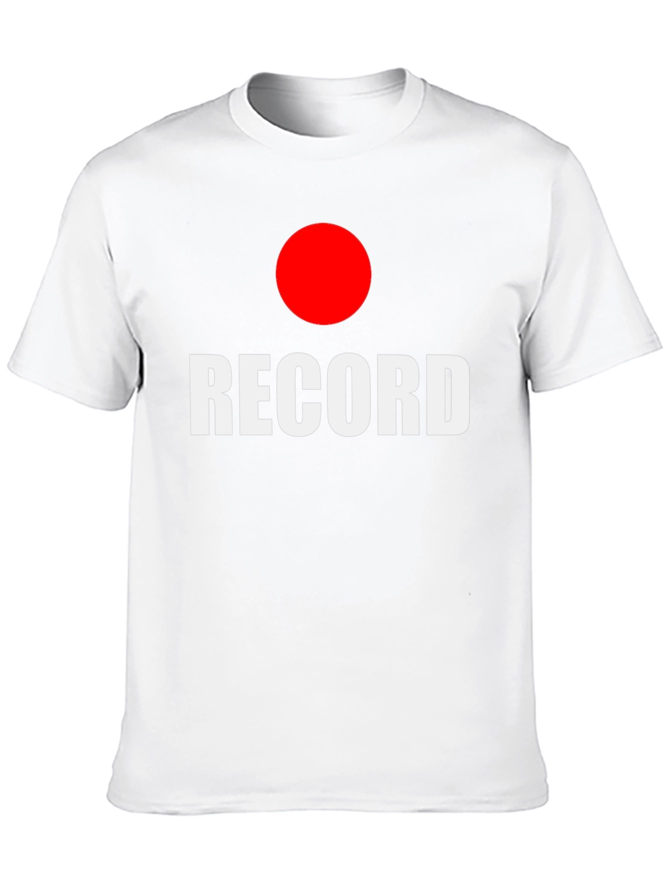 RECORD Graphic Tee -  Black T-Shirt