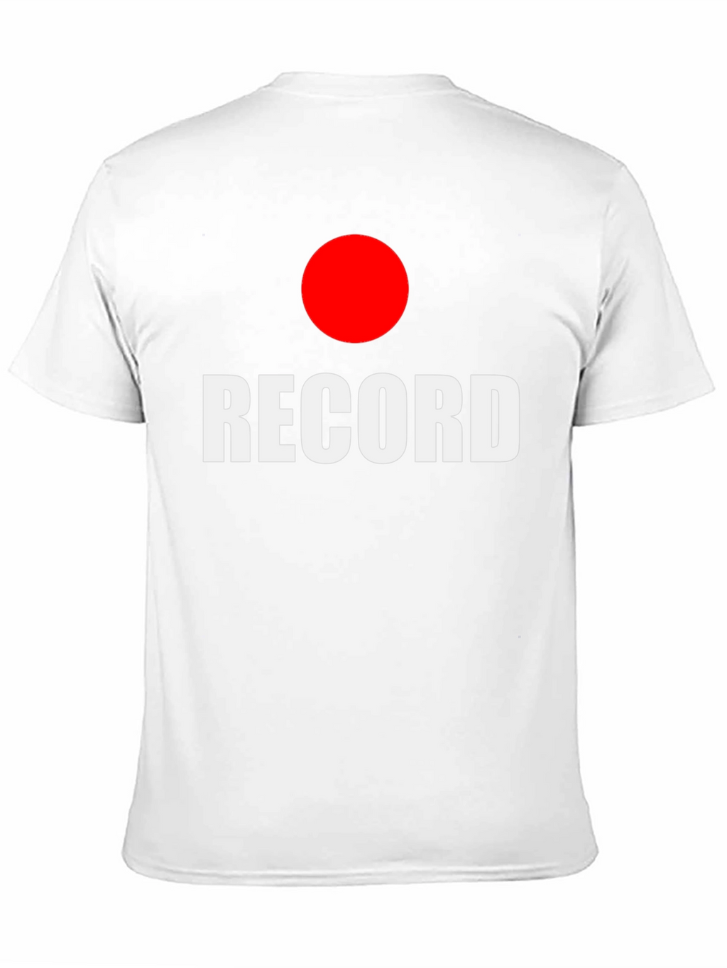 RECORD Graphic Tee -  Black T-Shirt