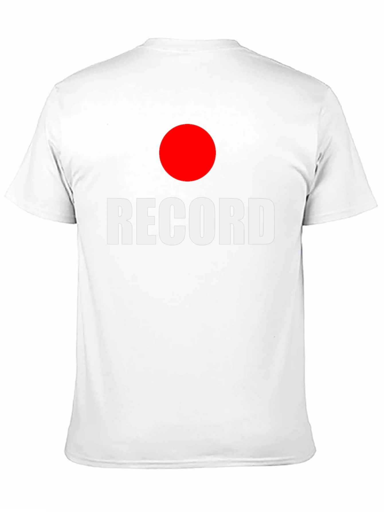 RECORD Graphic Tee -  Black T-Shirt