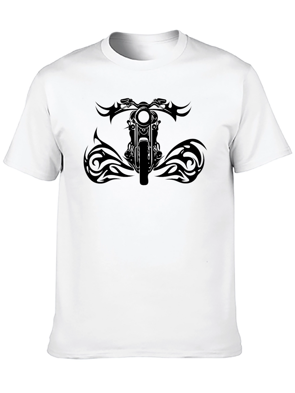 Motorcycle Graphic T-Shirt - Black Tee