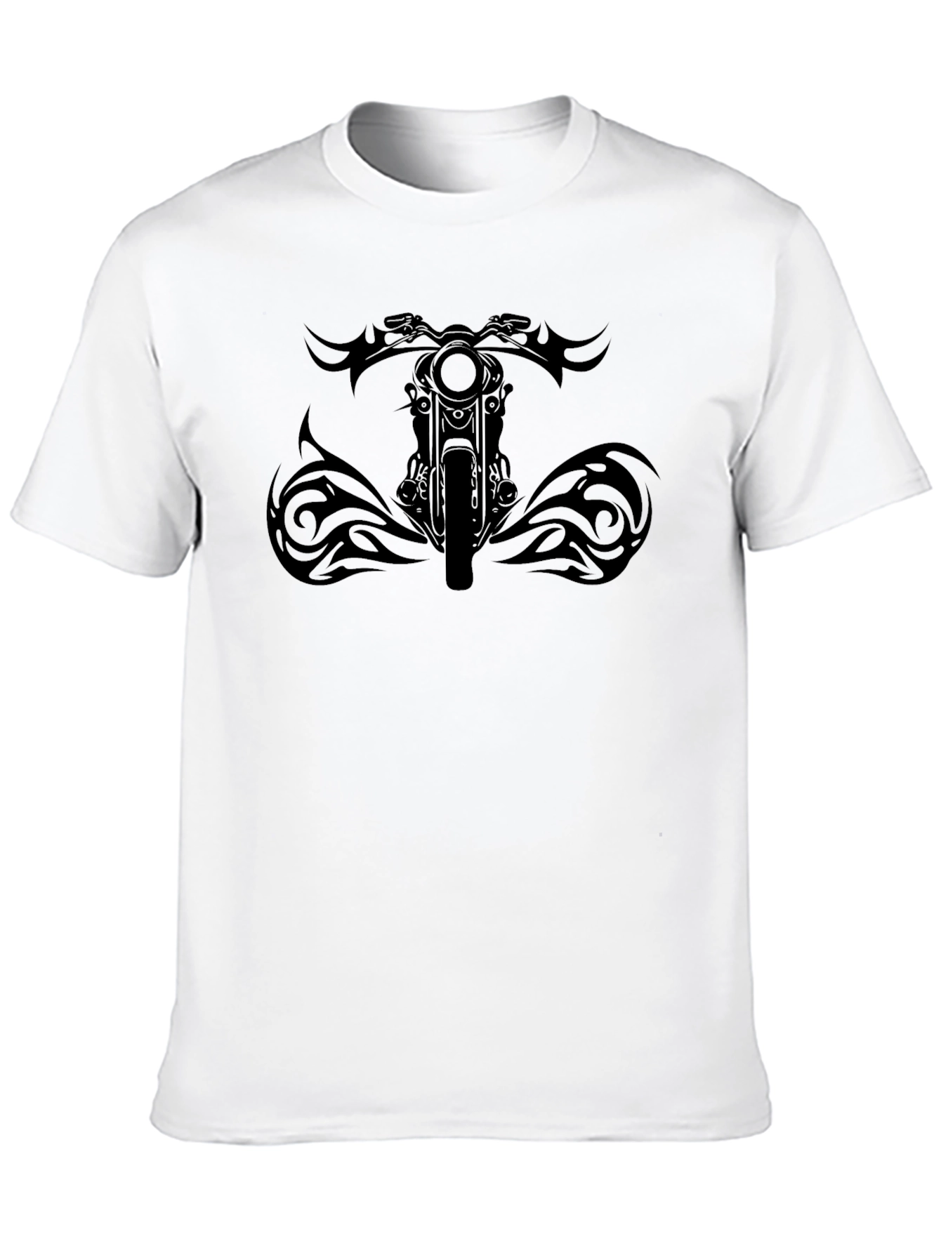 Motorcycle Graphic T-Shirt - Black Tee
