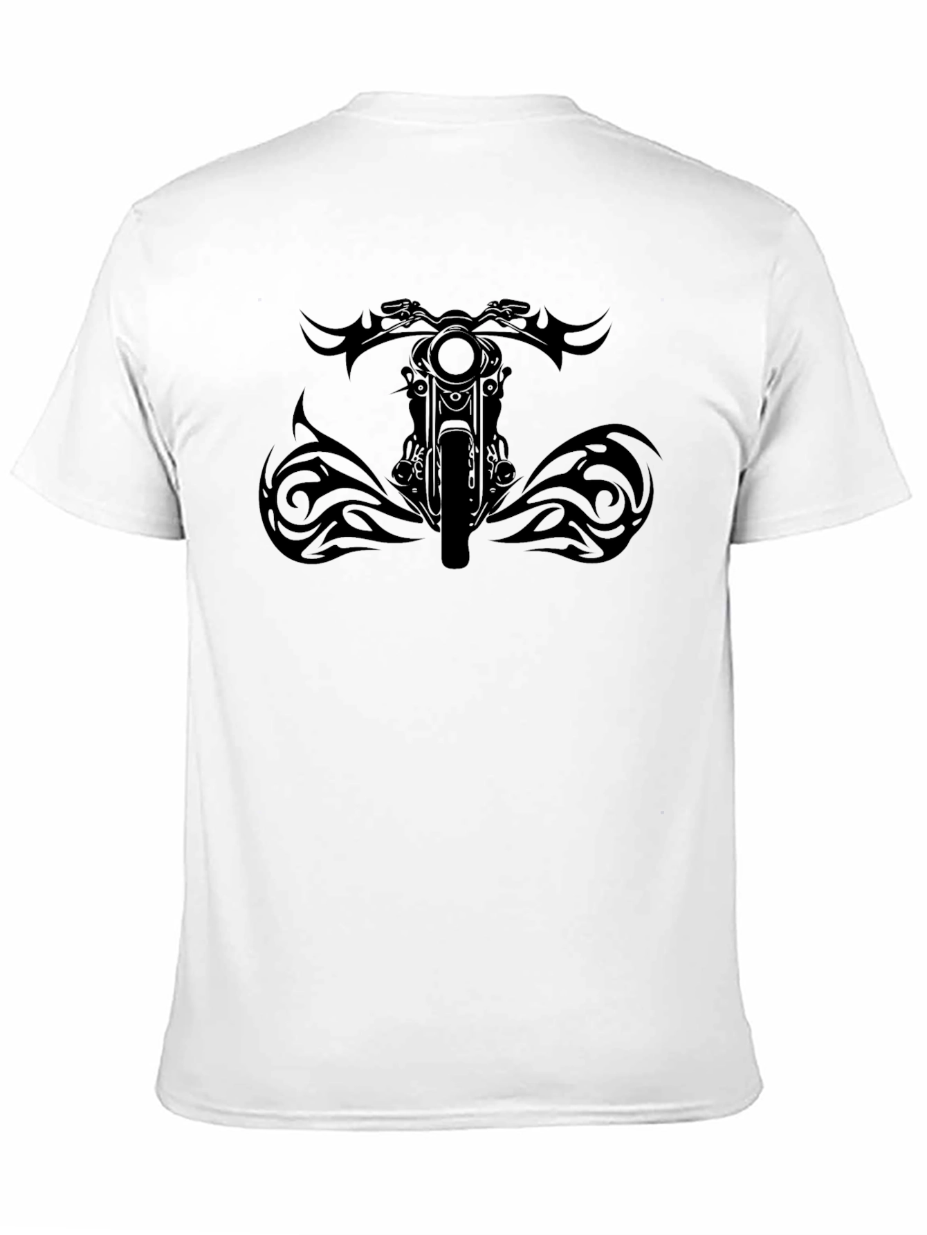 Motorcycle Graphic T-Shirt - Black Tee