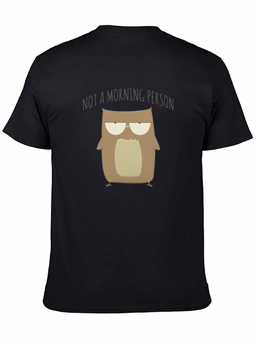 Not A Morning Person Owl T-Shirt