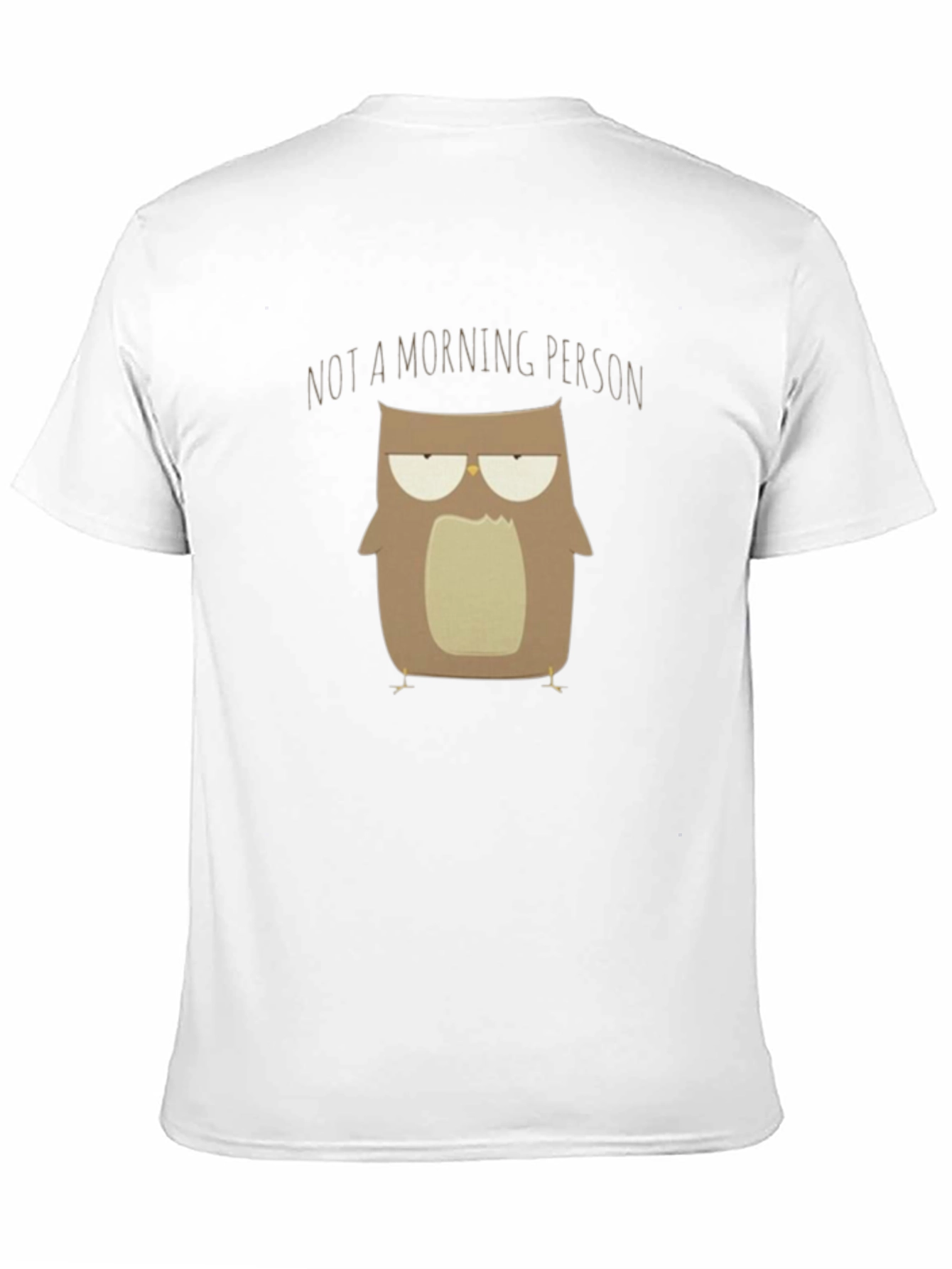 Not A Morning Person Owl T-Shirt