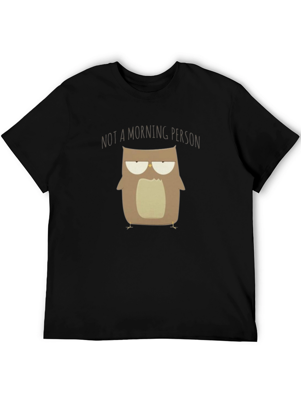Not A Morning Person Owl T-Shirt