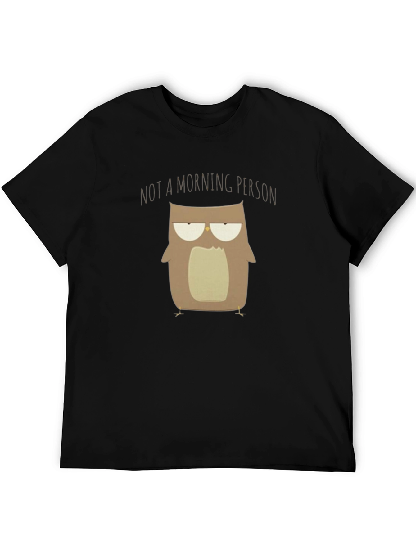 Not A Morning Person Owl T-Shirt