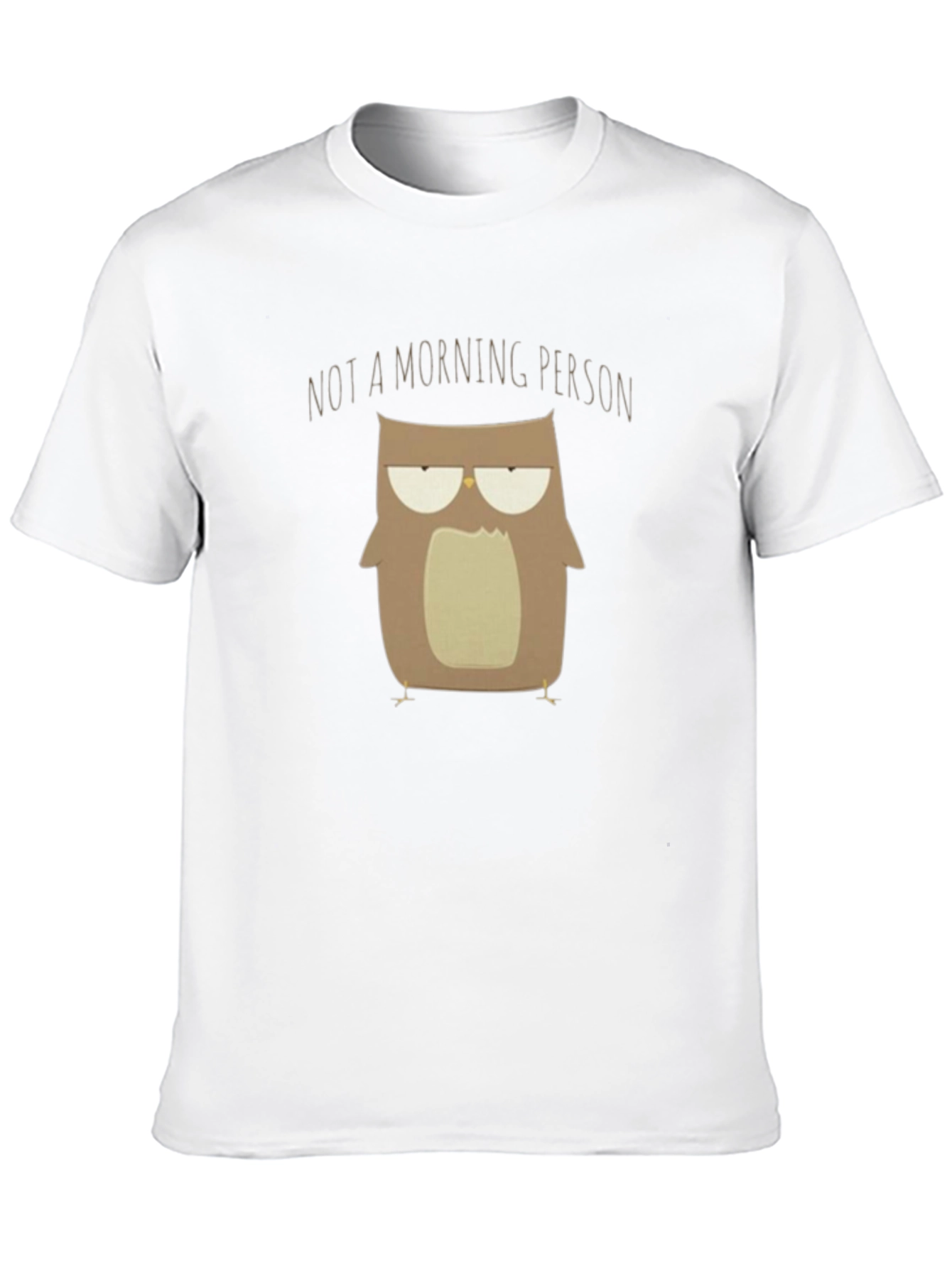 Not A Morning Person Owl T-Shirt