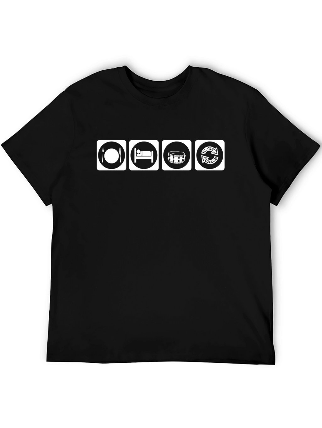 Eat Sleep Drum Repeat Graphic Tee