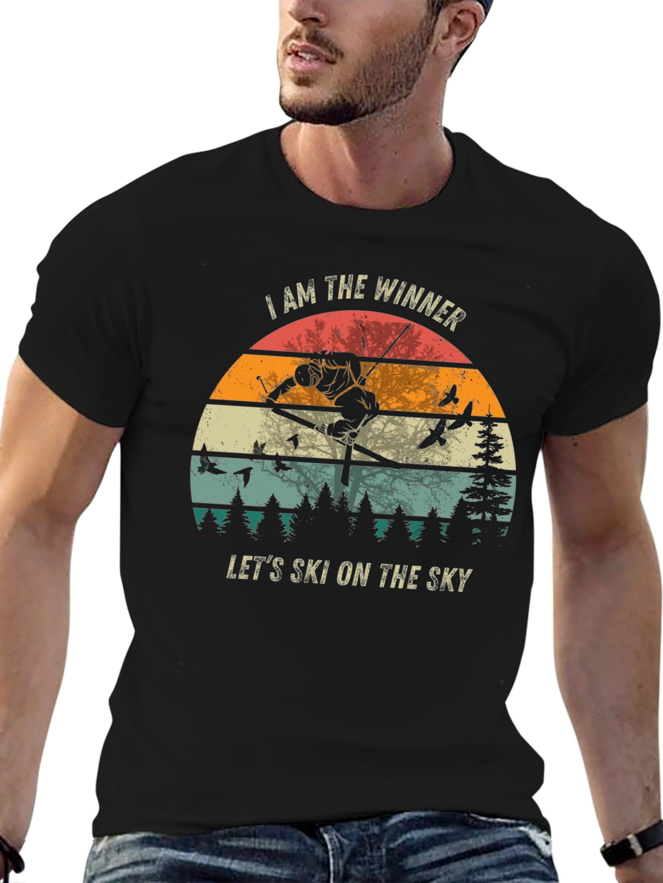 Ski On The Sky T-Shirt