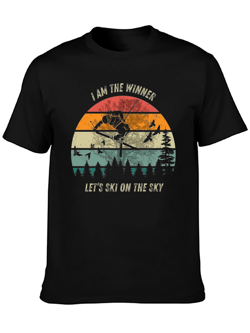 Ski On The Sky T-Shirt