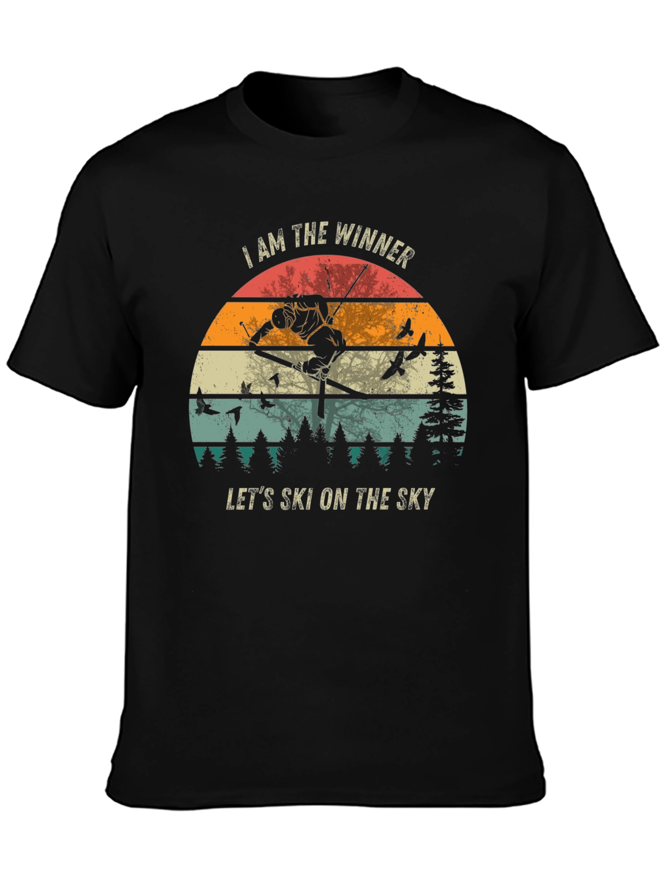 Ski On The Sky T-Shirt