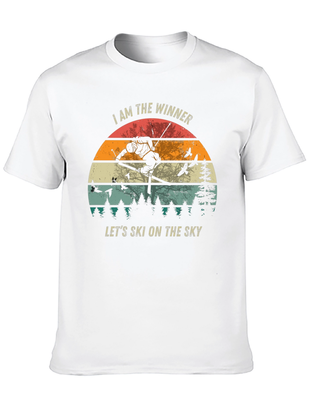 Ski On The Sky T-Shirt